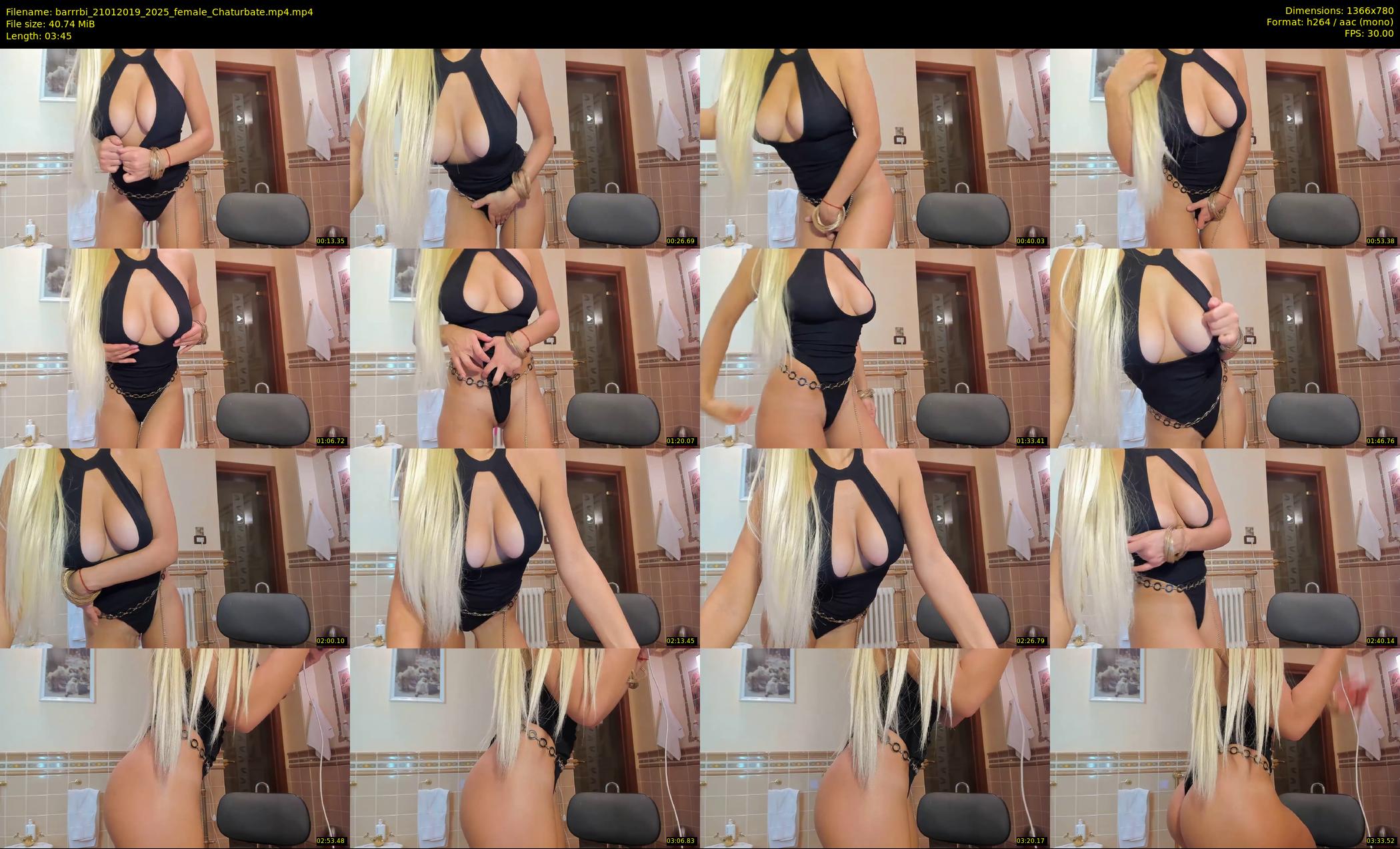 barrrbi — 4 minute Chaturbate female cam show recording, 720p, Jan 21, 2019