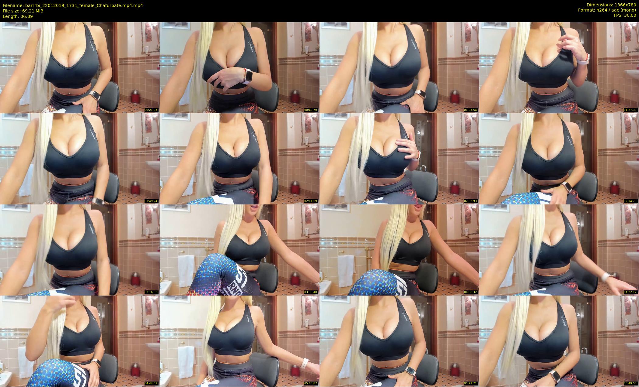 barrrbi — 7 minute Chaturbate female cam show recording, 720p, Jan 22, 2019