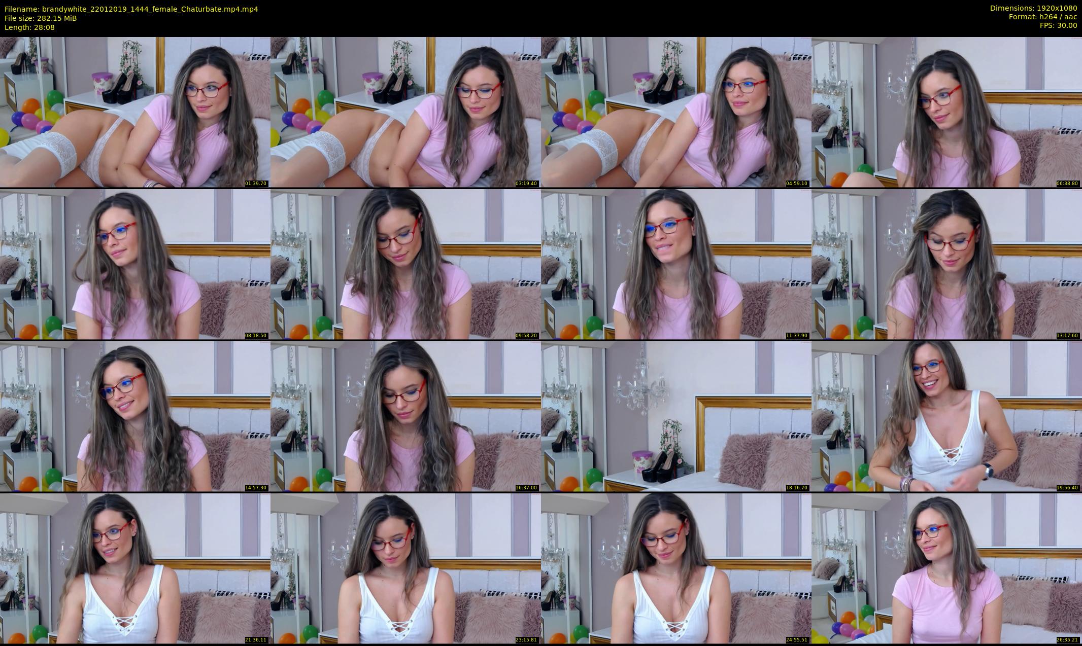 brandywhite — 29 minute Chaturbate female cam show recording, 1080p, Jan 22, 2019