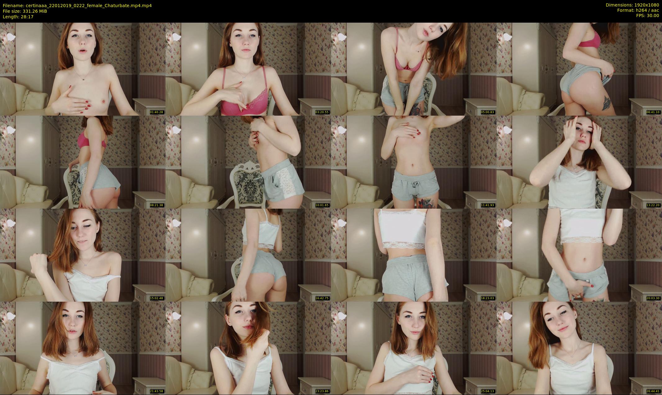 certinaaa — 29 minute Chaturbate female cam show recording, 1080p, Jan 22, 2019
