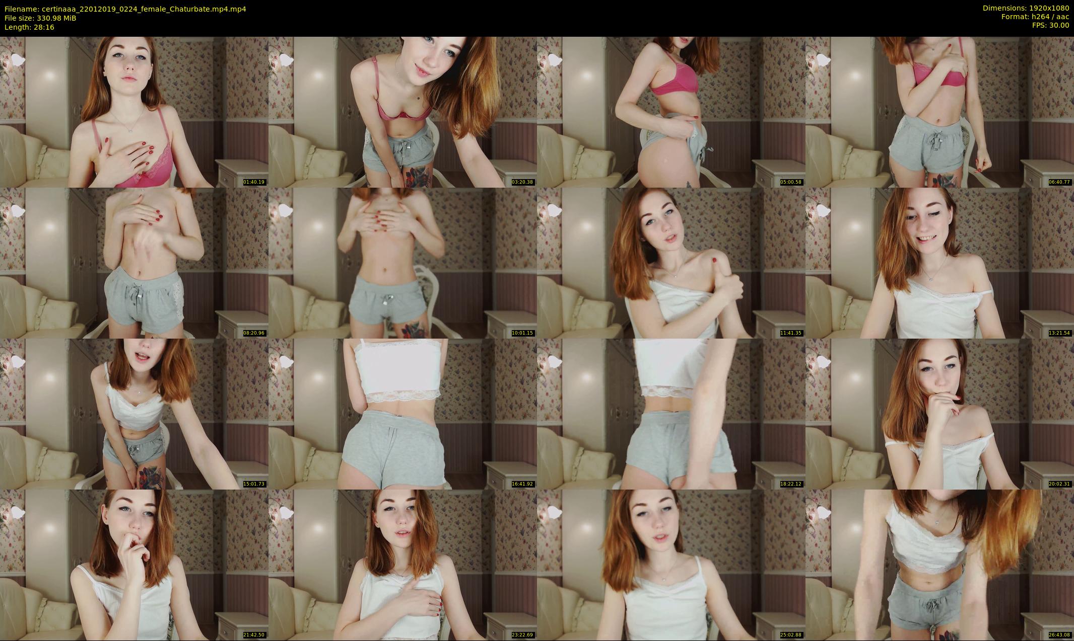 certinaaa — 29 minute Chaturbate female cam show recording, 1080p, Jan 22, 2019