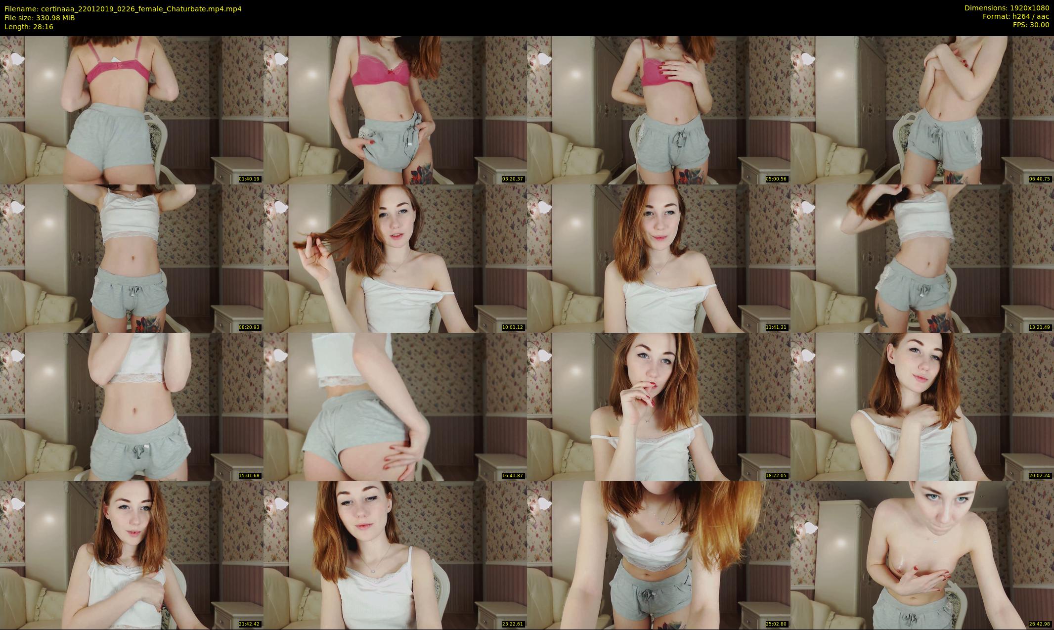 certinaaa — 29 minute Chaturbate female cam show recording, 1080p, Jan 22, 2019