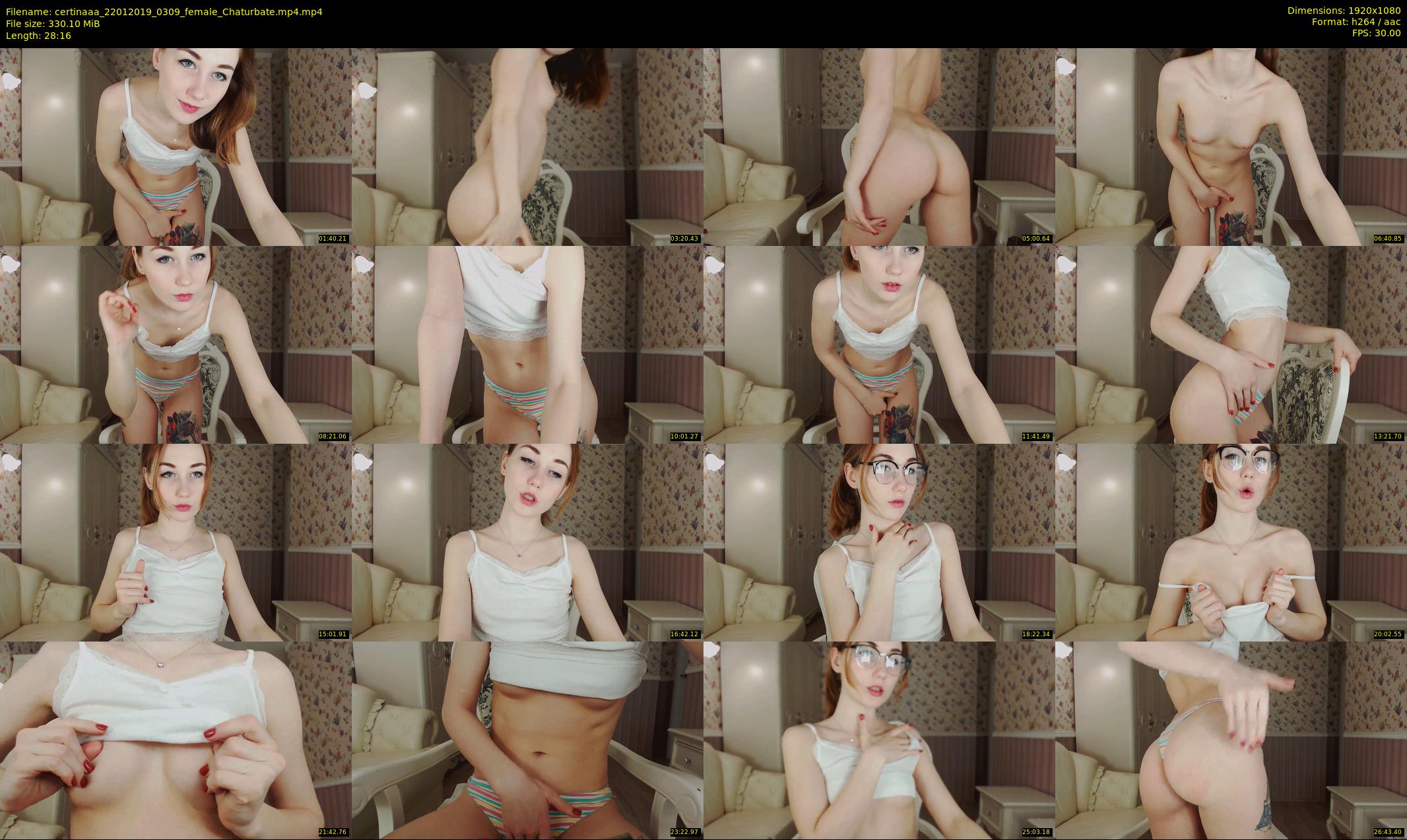 certinaaa — 29 minute Chaturbate female cam show recording, 1080p, Jan 22, 2019