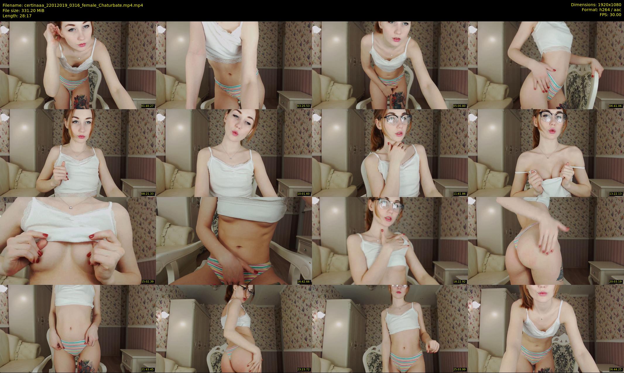 certinaaa — 29 minute Chaturbate female cam show recording, 1080p, Jan 22, 2019