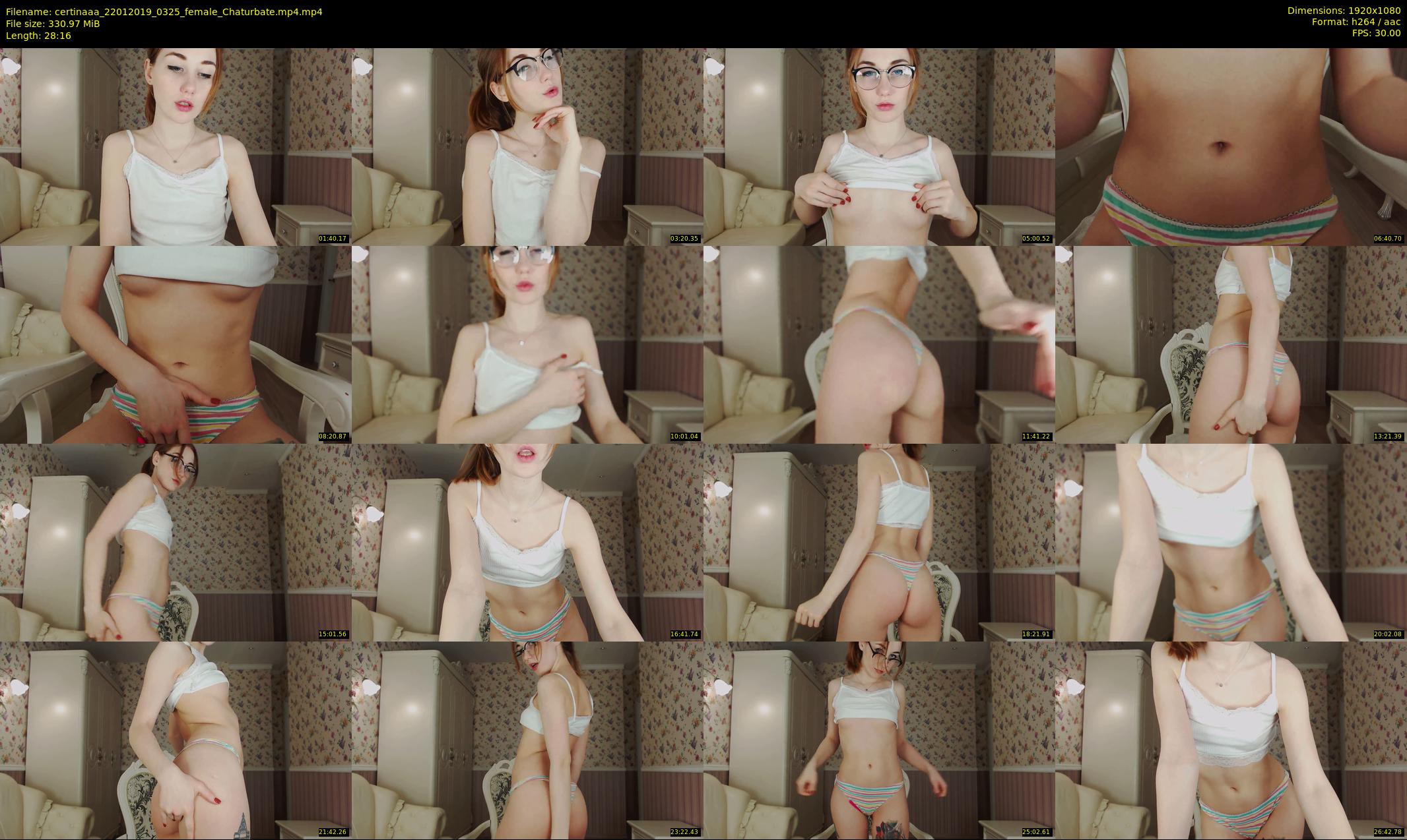 certinaaa — 29 minute Chaturbate female cam show recording, 1080p, Jan 22, 2019