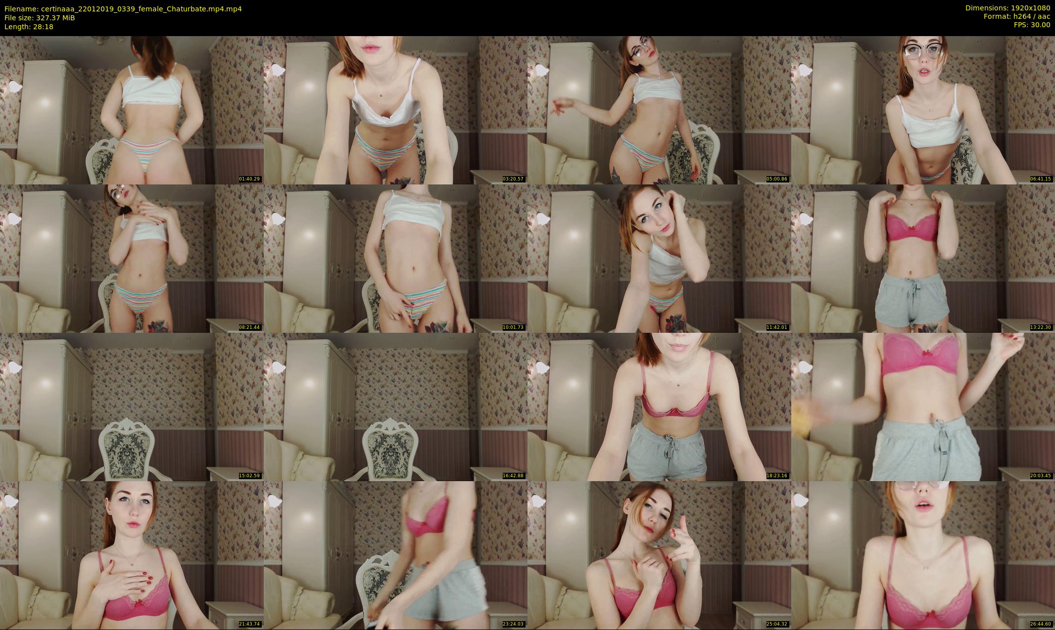 certinaaa — 29 minute Chaturbate female cam show recording, 1080p, Jan 22, 2019