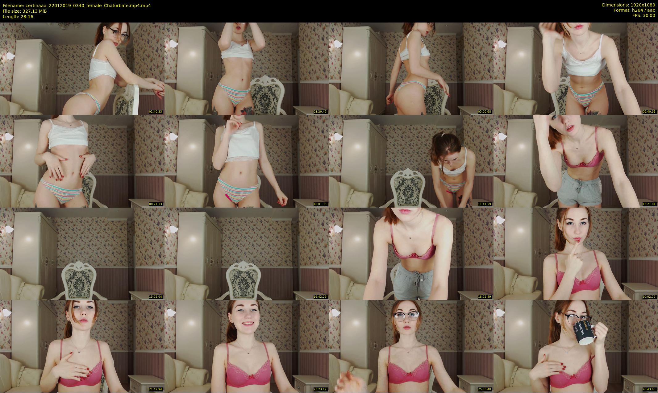 certinaaa — 29 minute Chaturbate female cam show recording, 1080p, Jan 22, 2019