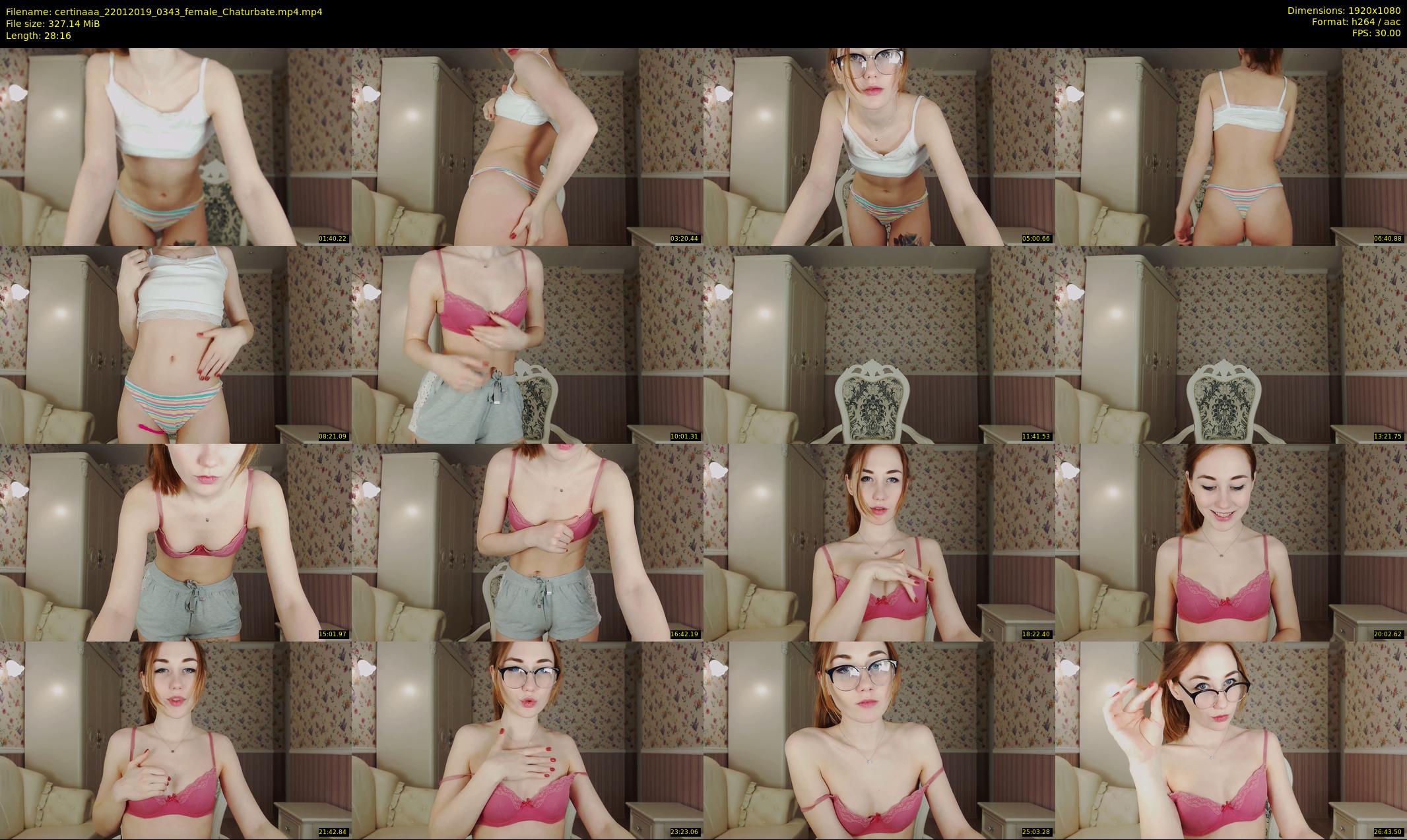 certinaaa — 29 minute Chaturbate female cam show recording, 1080p, Jan 22, 2019