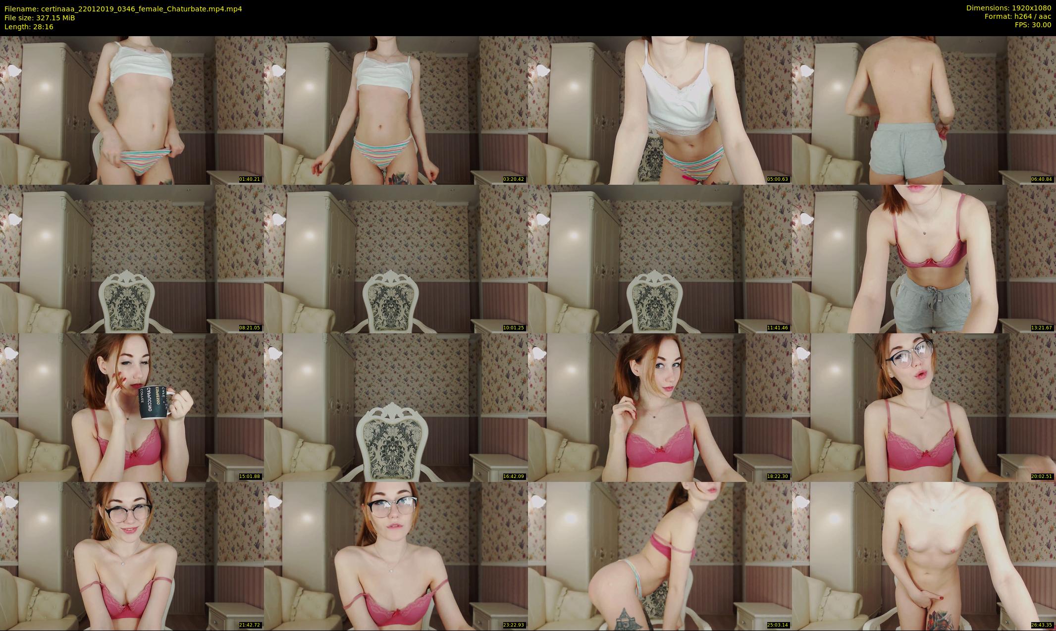 certinaaa — 29 minute Chaturbate female cam show recording, 1080p, Jan 22, 2019