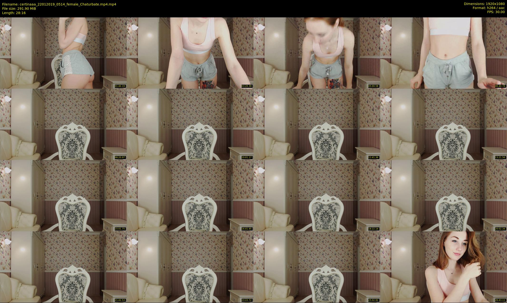 certinaaa — 29 minute Chaturbate female cam show recording, 1080p, Jan 22, 2019
