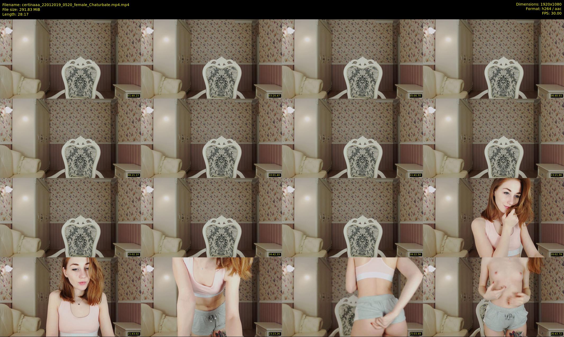 certinaaa — 29 minute Chaturbate female cam show recording, 1080p, Jan 22, 2019