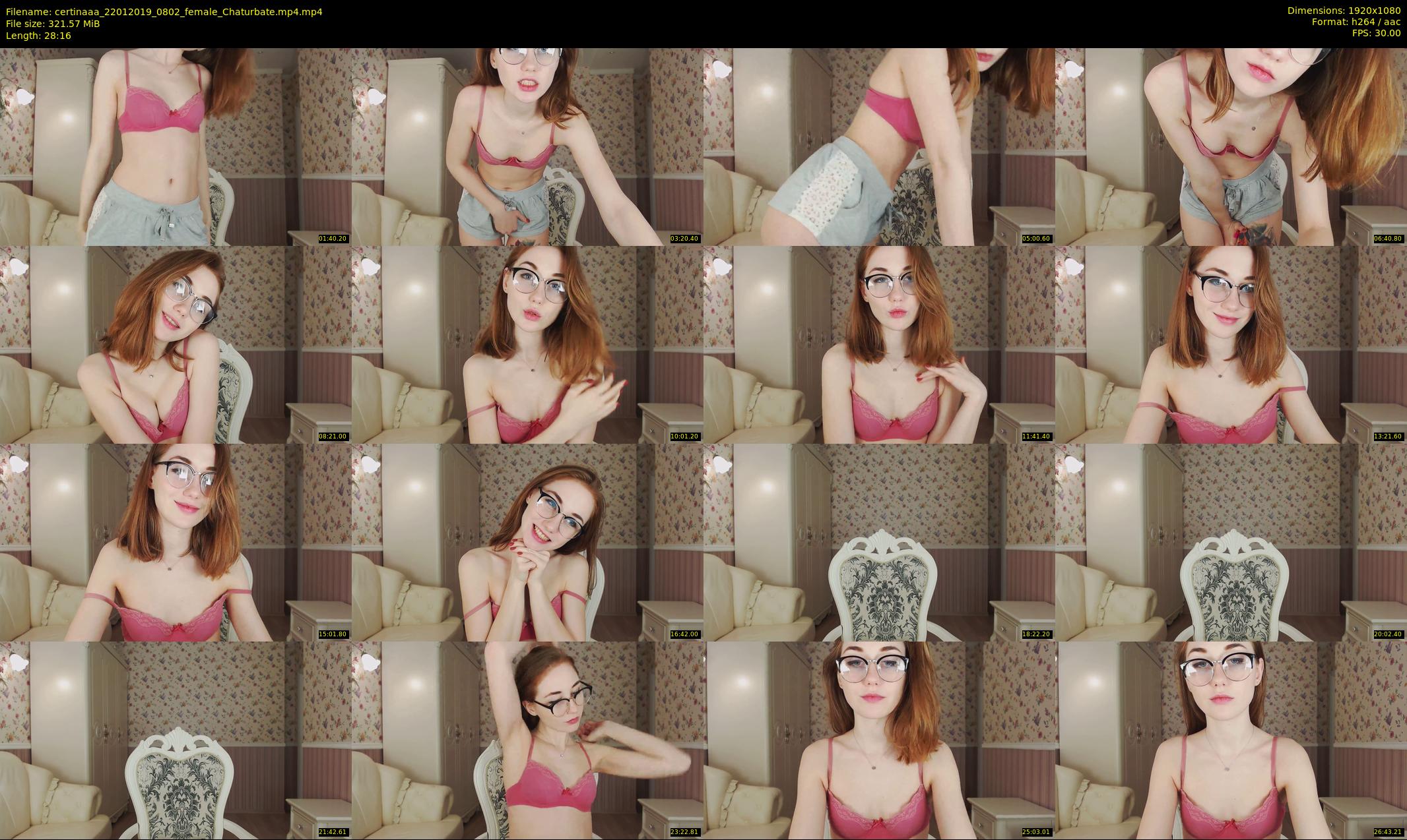 certinaaa — 29 minute Chaturbate female cam show recording, 1080p, Jan 22, 2019