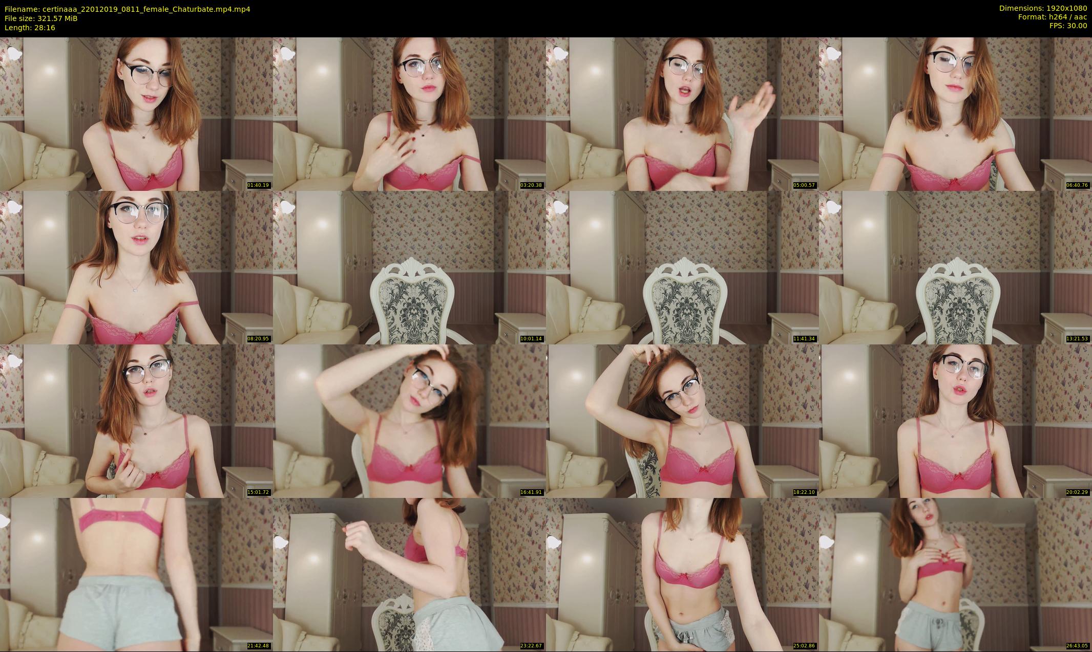 certinaaa — 29 minute Chaturbate female cam show recording, 1080p, Jan 22, 2019