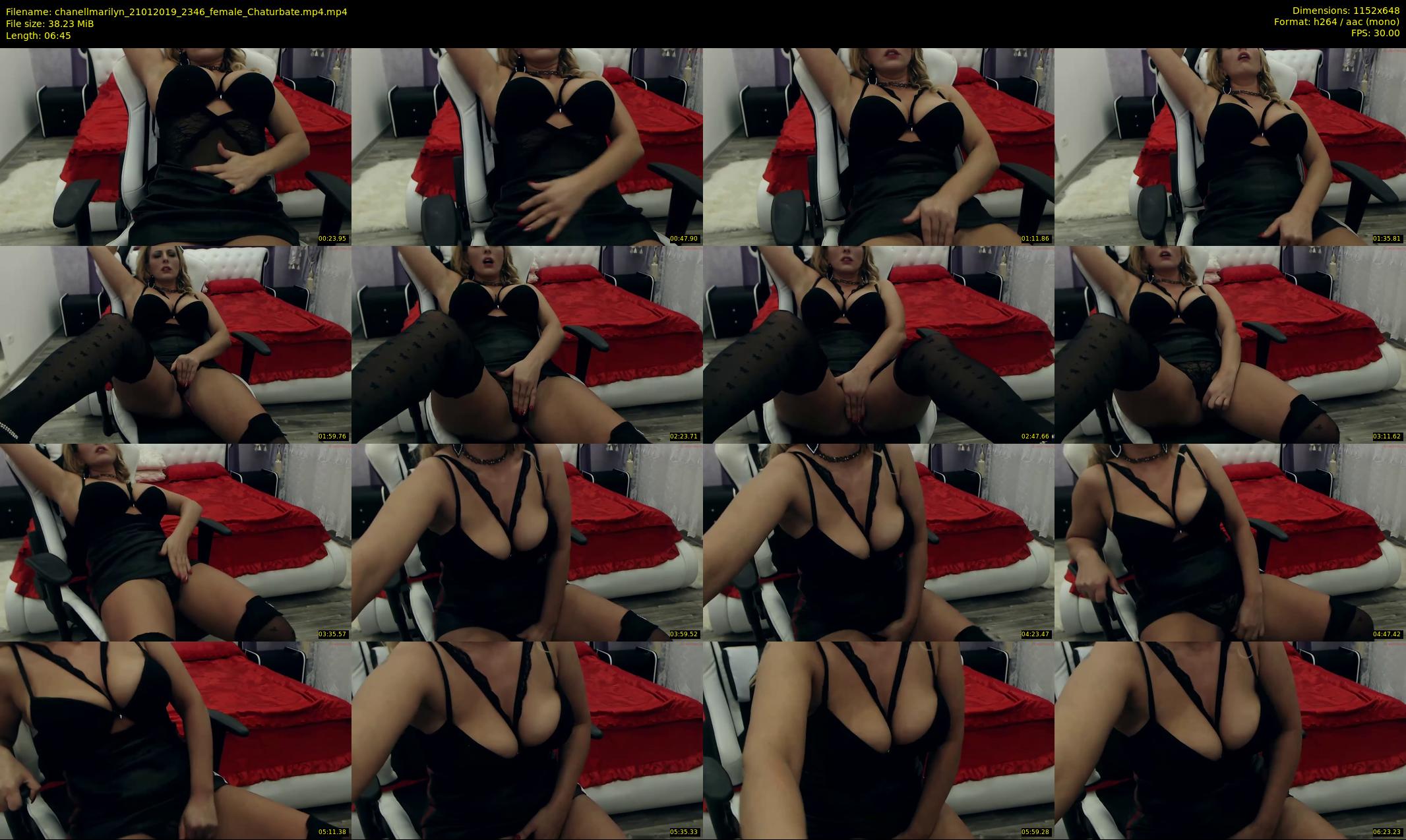chanellmarilyn — 7 minute Chaturbate female cam show recording, 480p, Jan 21, 2019
