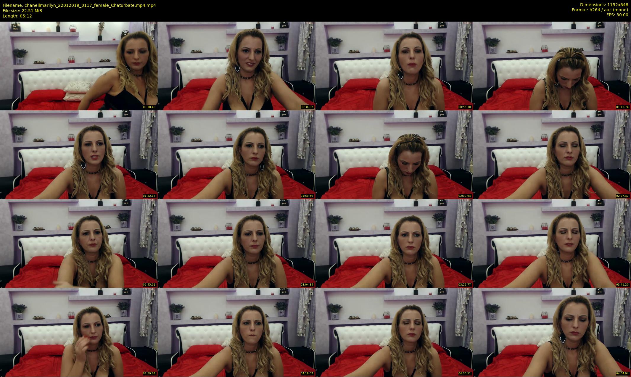 chanellmarilyn — 6 minute Chaturbate female cam show recording, 480p, Jan 22, 2019