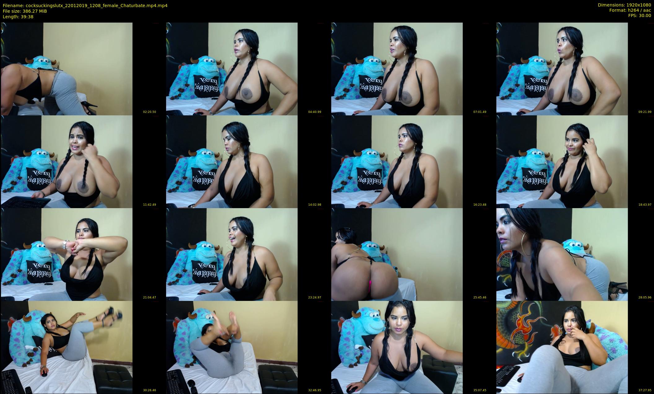 cocksuckingslutx — 40 minute Chaturbate female cam show recording, 1080p, Jan 22, 2019