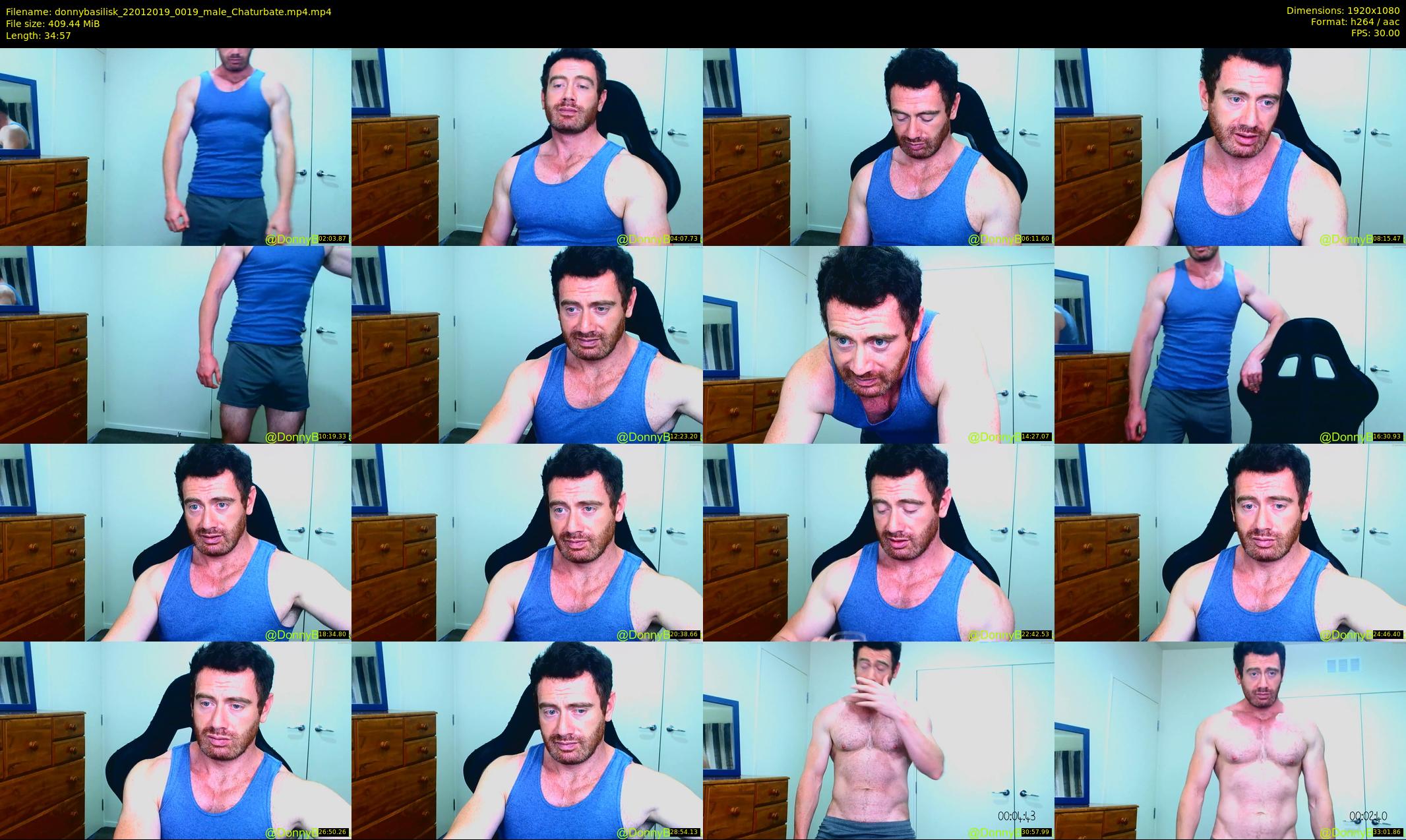 donnybasilisk — 35 minute Chaturbate male cam show recording, 1080p, Jan 22, 2019