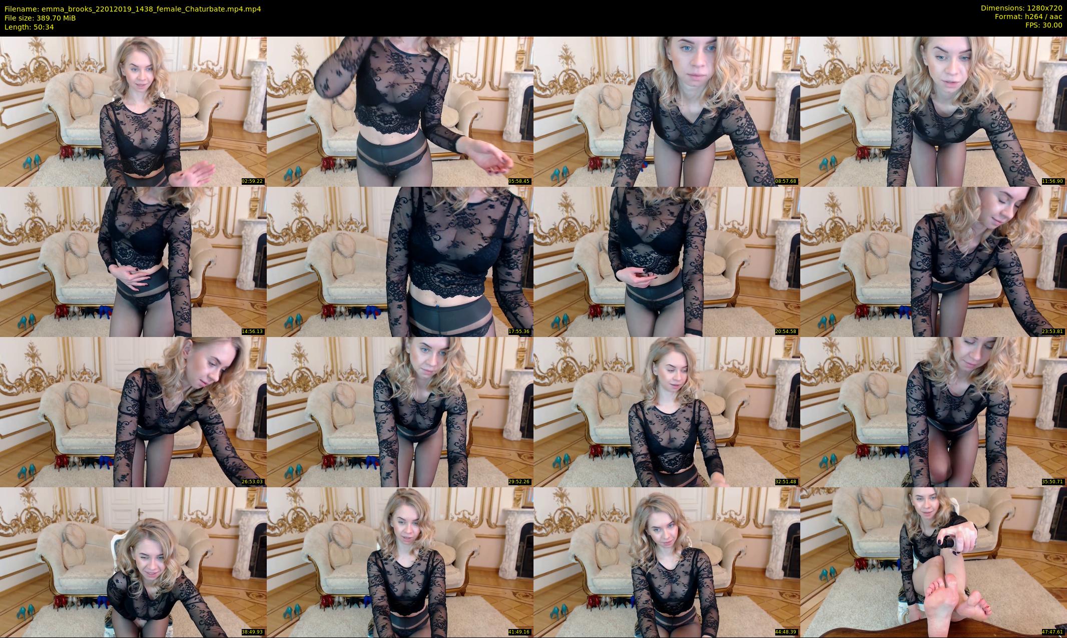 emma_brooks — 51 minute Chaturbate female cam show recording, 720p, Jan 22, 2019