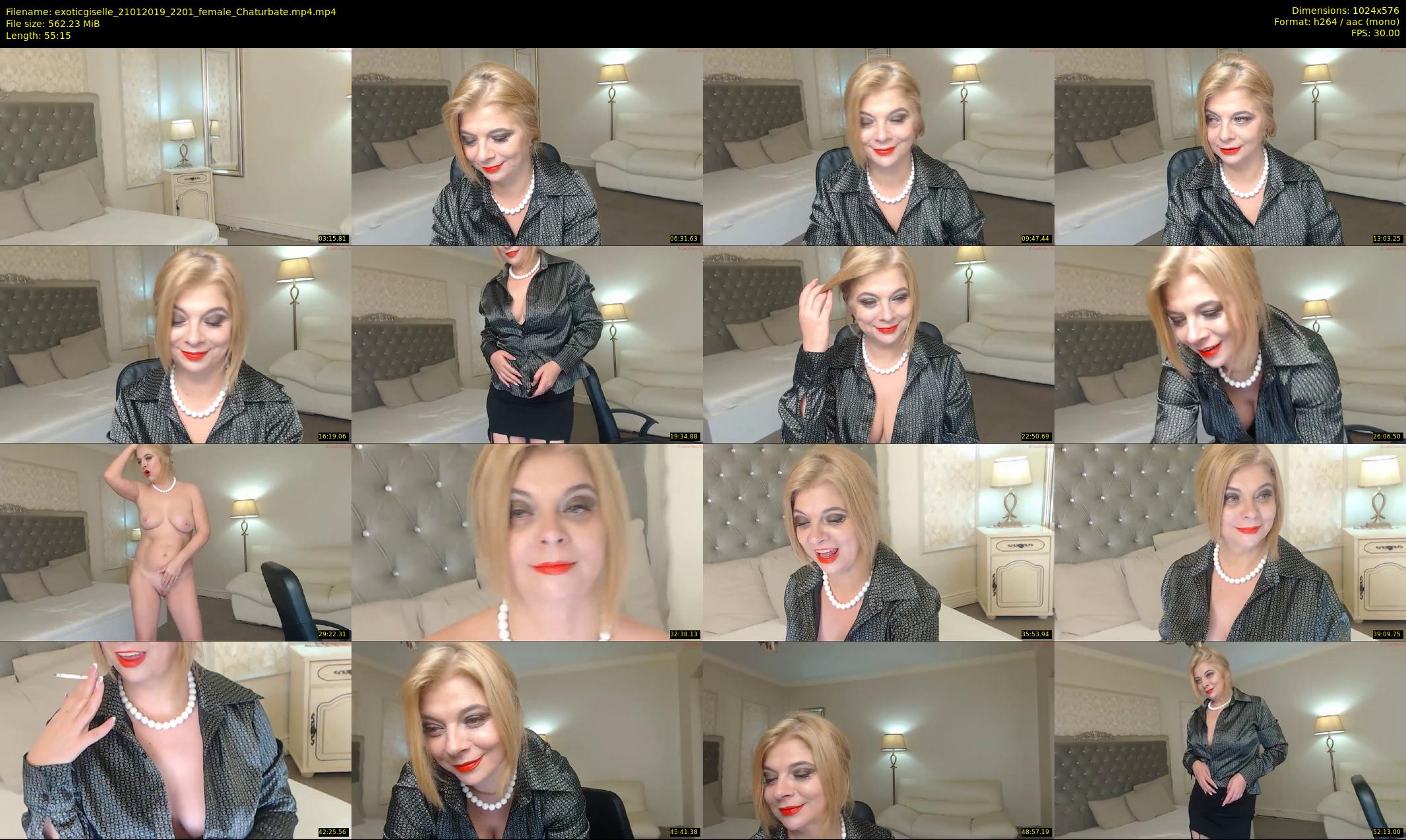 exoticgiselle — 56 minute Chaturbate female cam show recording, 480p, Jan 21, 2019