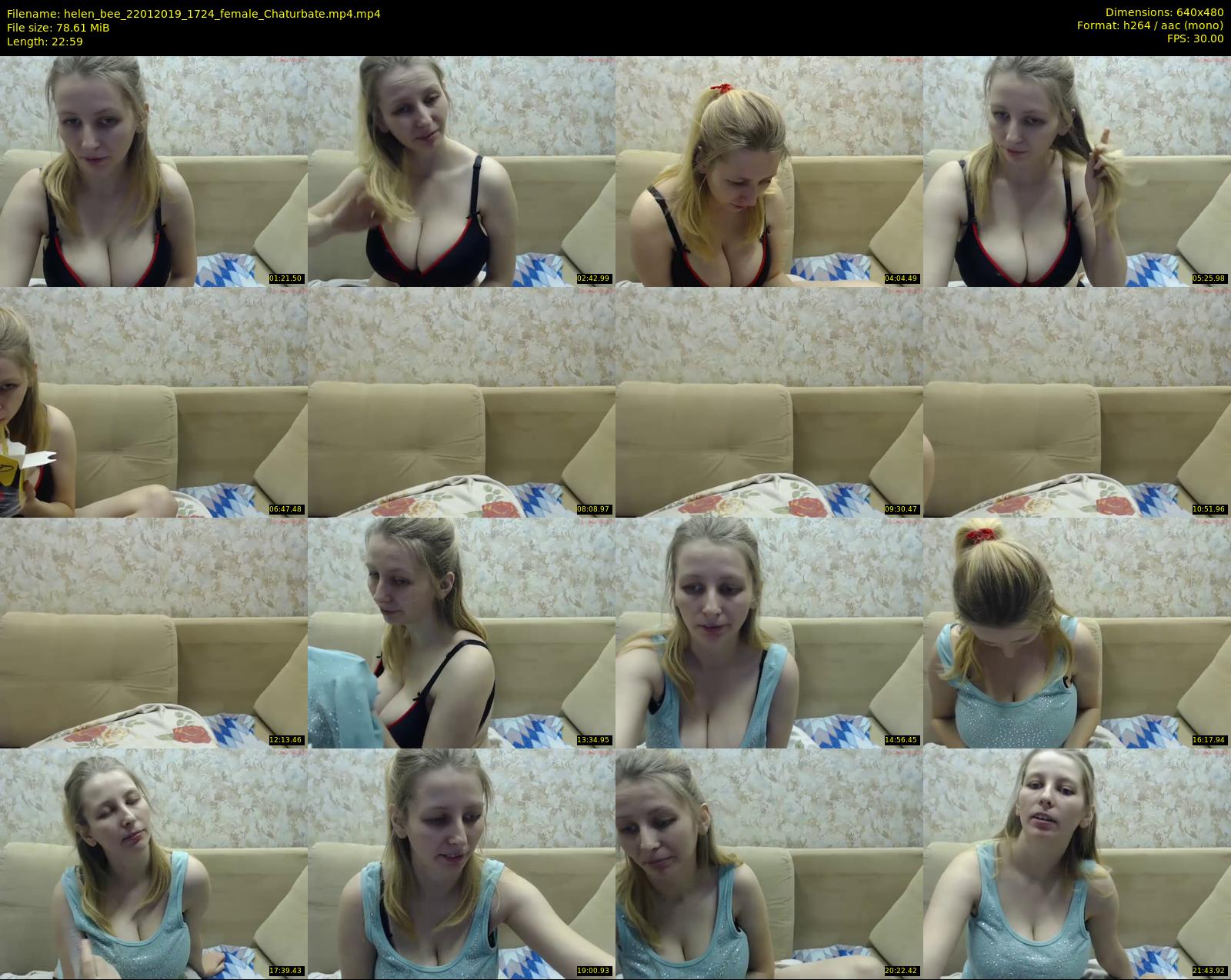 helen_bee — 23 minute Chaturbate female cam show recording, 480p, Jan 22, 2019