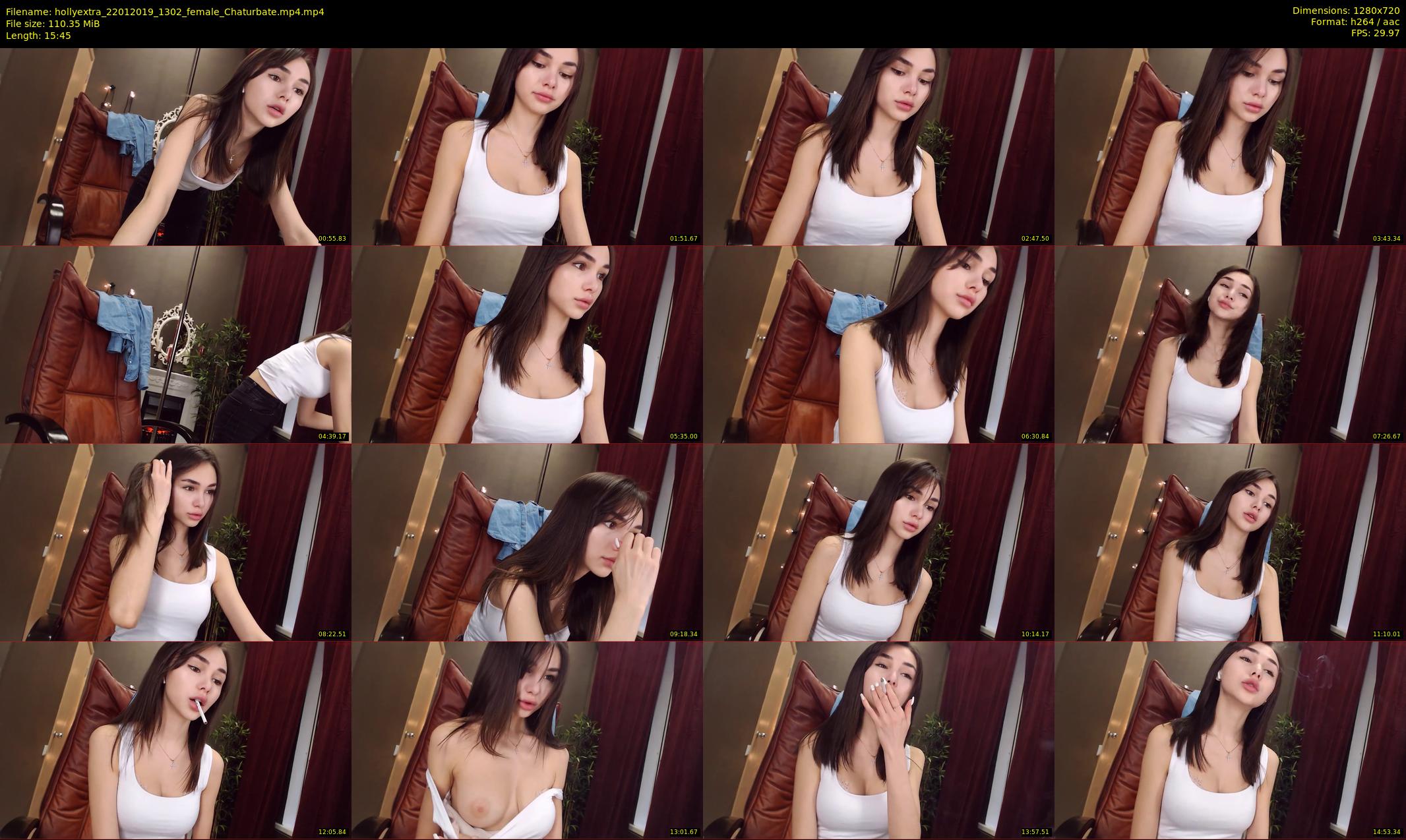 hollyextra — 16 minute Chaturbate female cam show recording, 720p, Jan 22, 2019