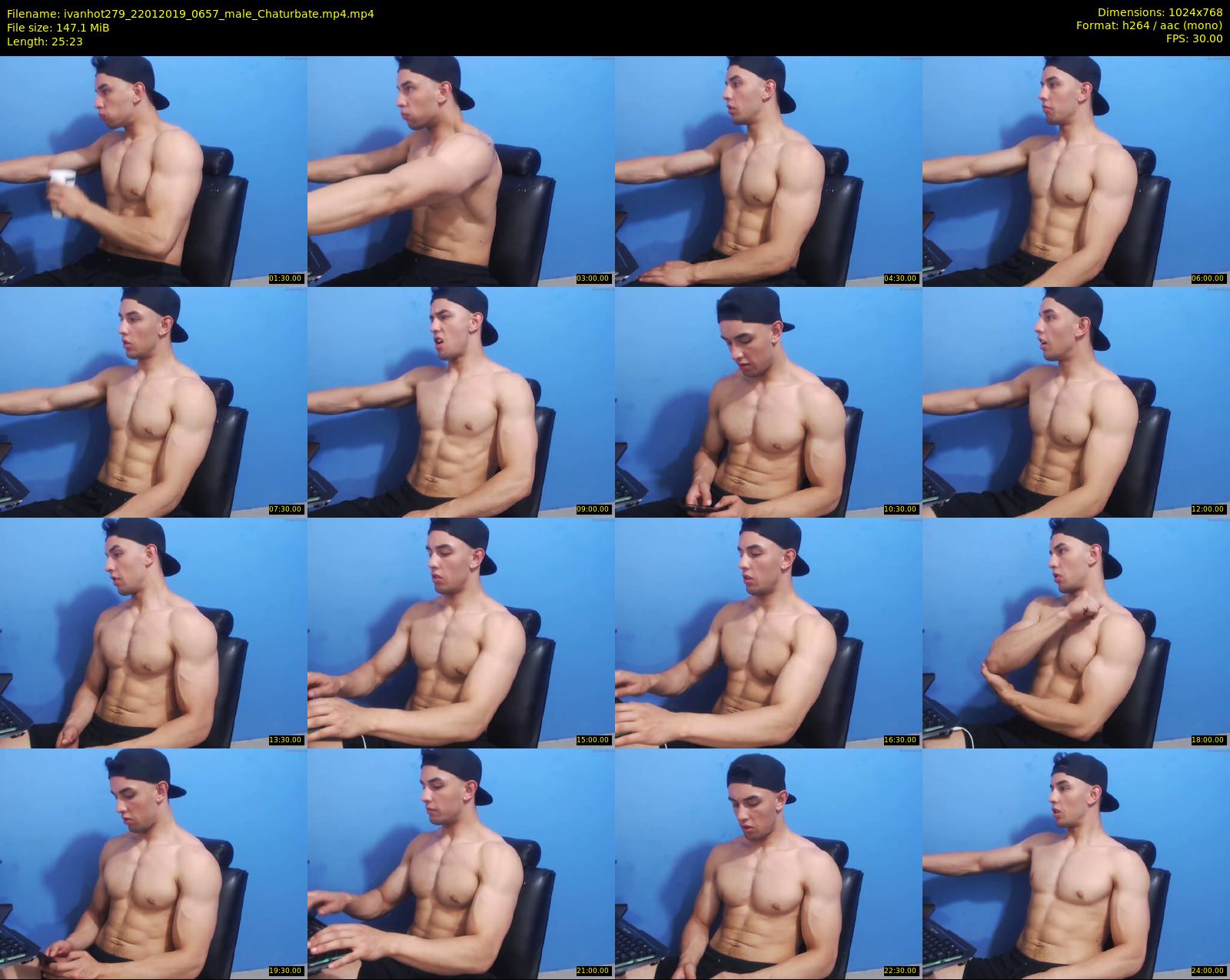 ivanhot279 — 26 minute Chaturbate male cam show recording, 720p, Jan 22, 2019