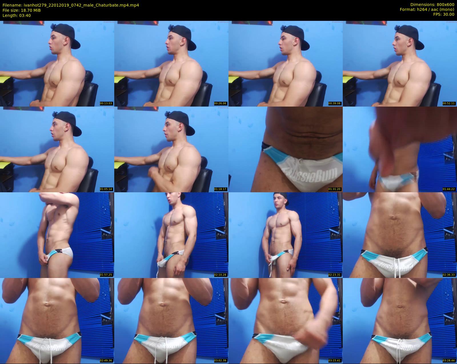 ivanhot279 — 4 minute Chaturbate male cam show recording, 480p, Jan 22, 2019