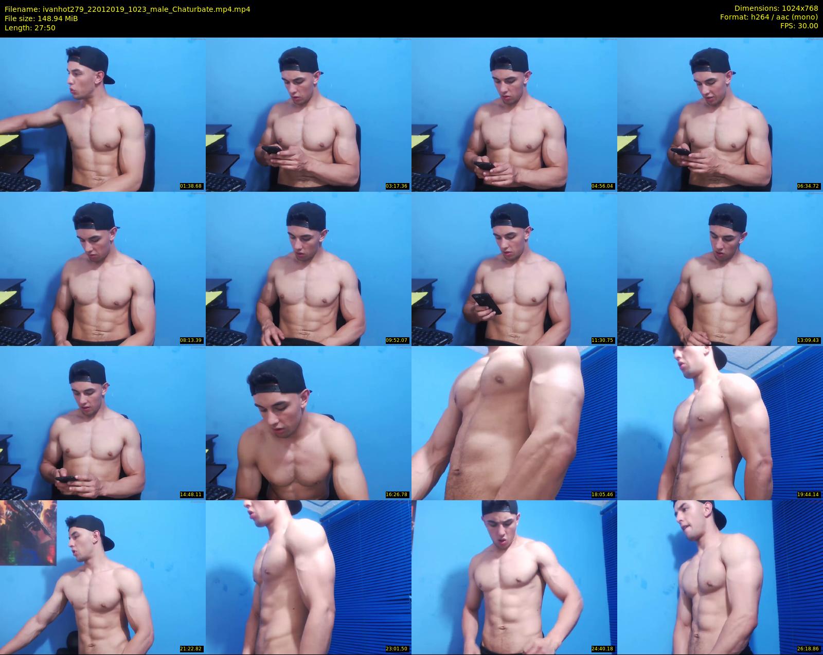 ivanhot279 — 28 minute Chaturbate male cam show recording, 720p, Jan 22, 2019
