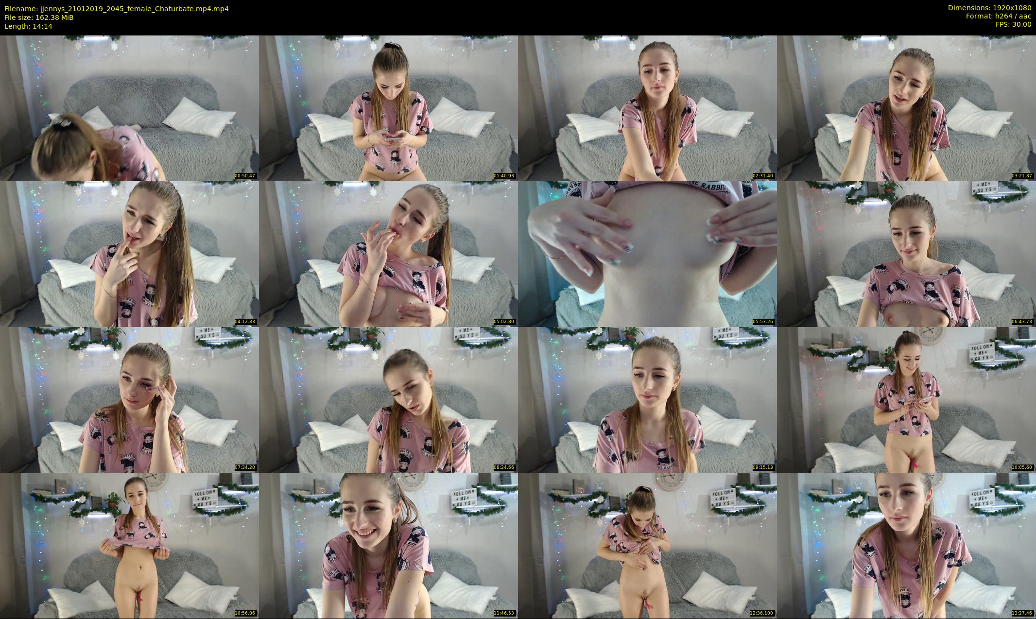 jjennys — 15 minute Chaturbate female cam show recording, 1080p, Jan 21, 2019