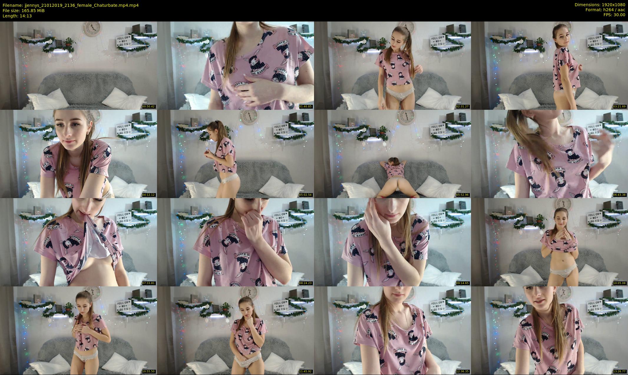jjennys — 15 minute Chaturbate female cam show recording, 1080p, Jan 21, 2019