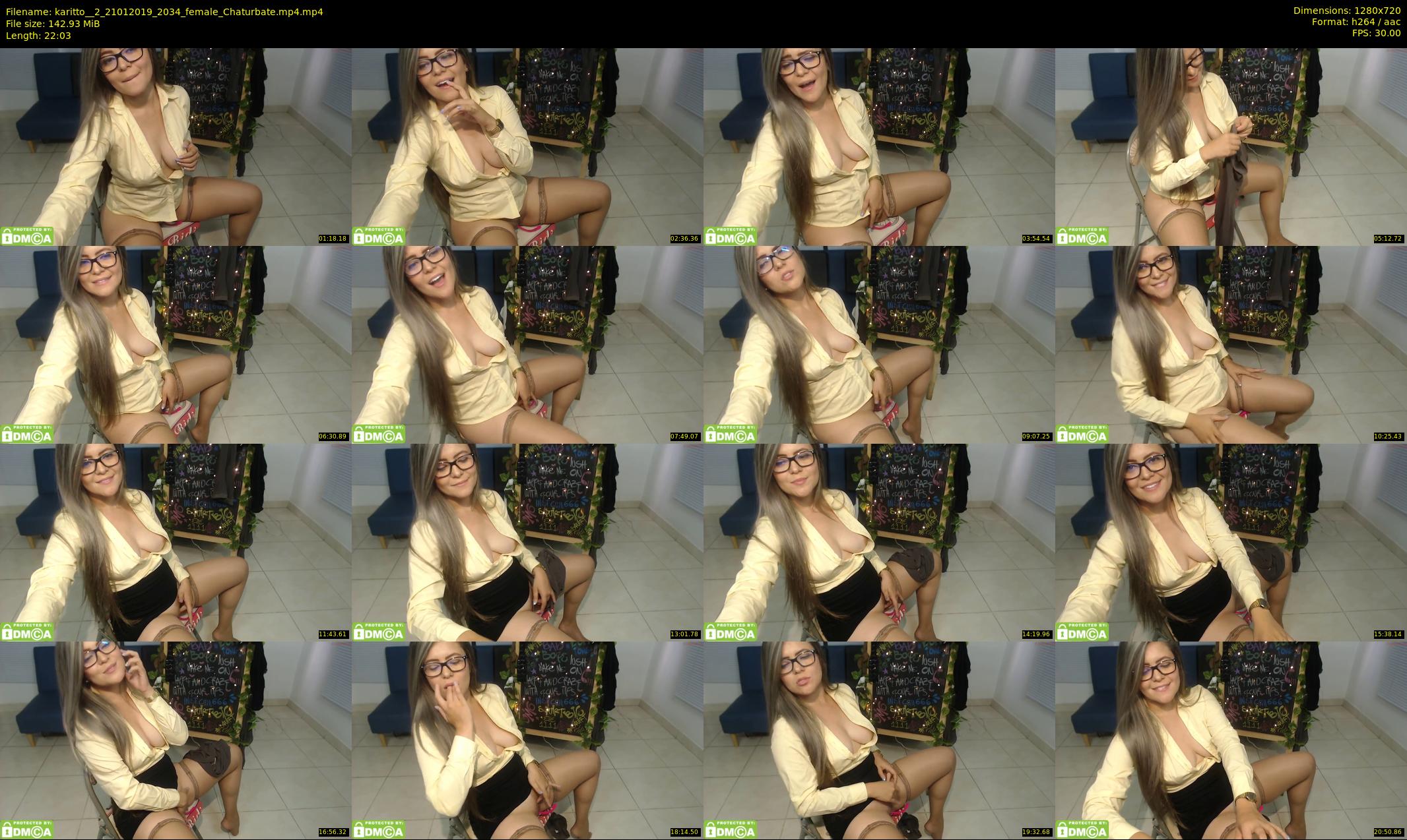 karitto__2 — 23 minute Chaturbate female cam show recording, 720p, Jan 21, 2019