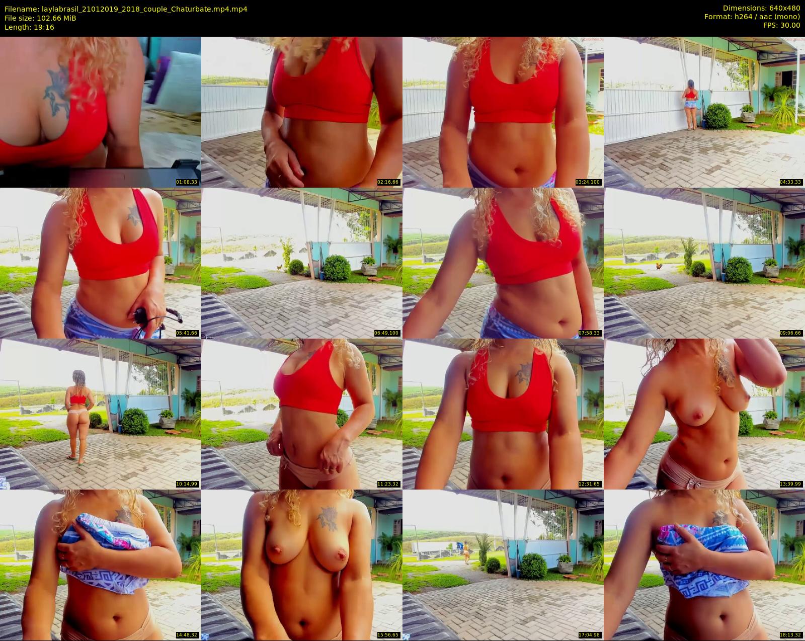 laylabrasil — 20 minute Chaturbate female cam show recording, 480p, Jan 21, 2019
