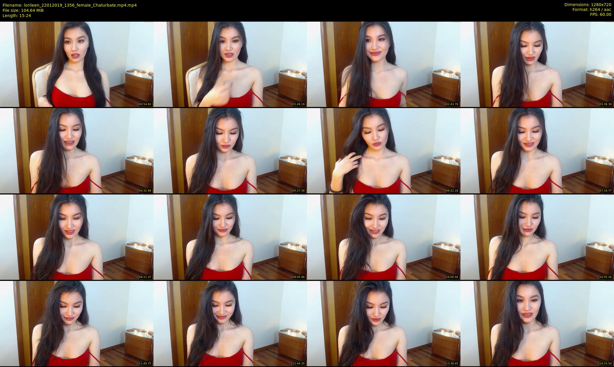 lorileen — 16 minute Chaturbate female cam show recording, 720p, Jan 22, 2019