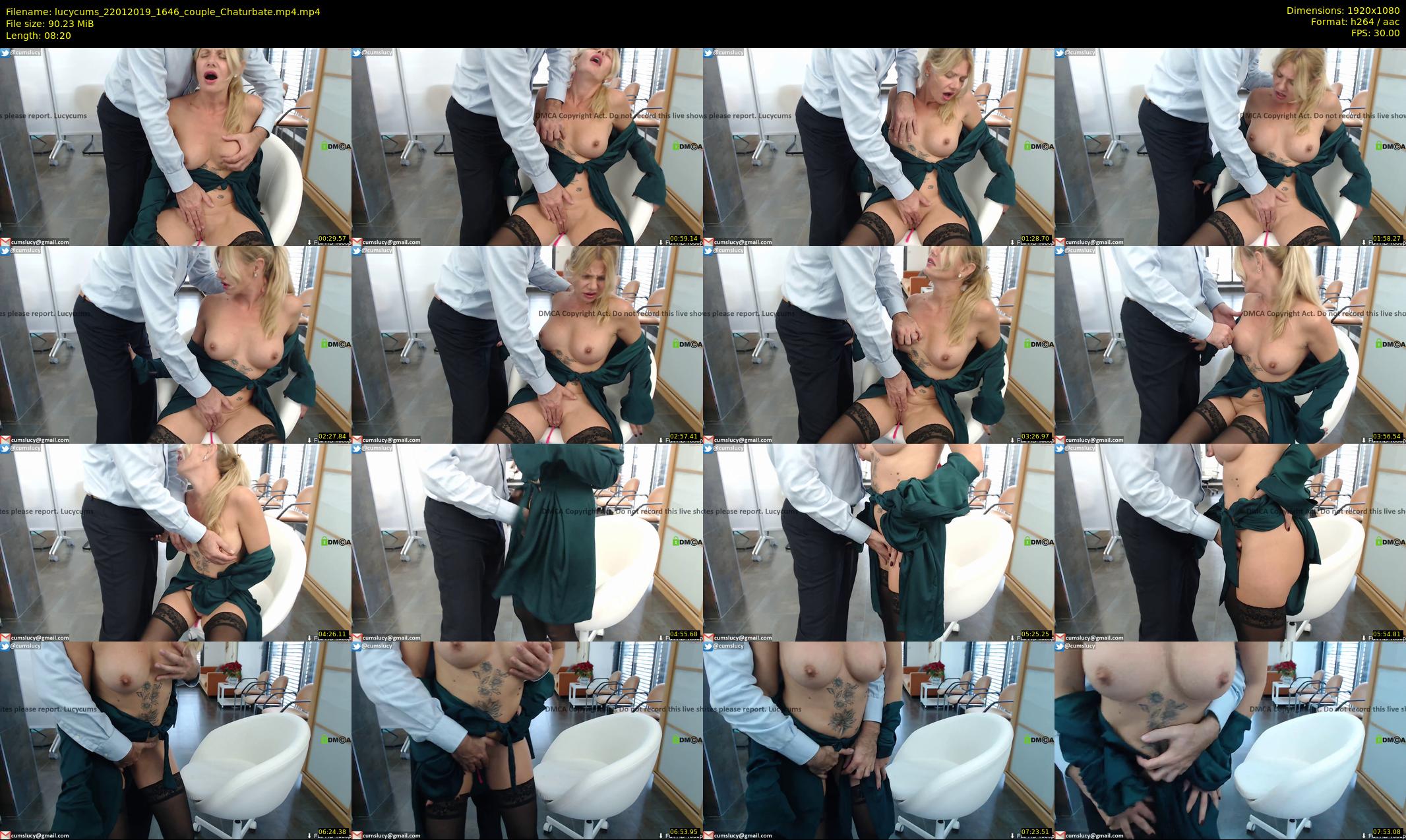 lucycums — 9 minute Chaturbate couple cam show recording, 1080p, Jan 22, 2019