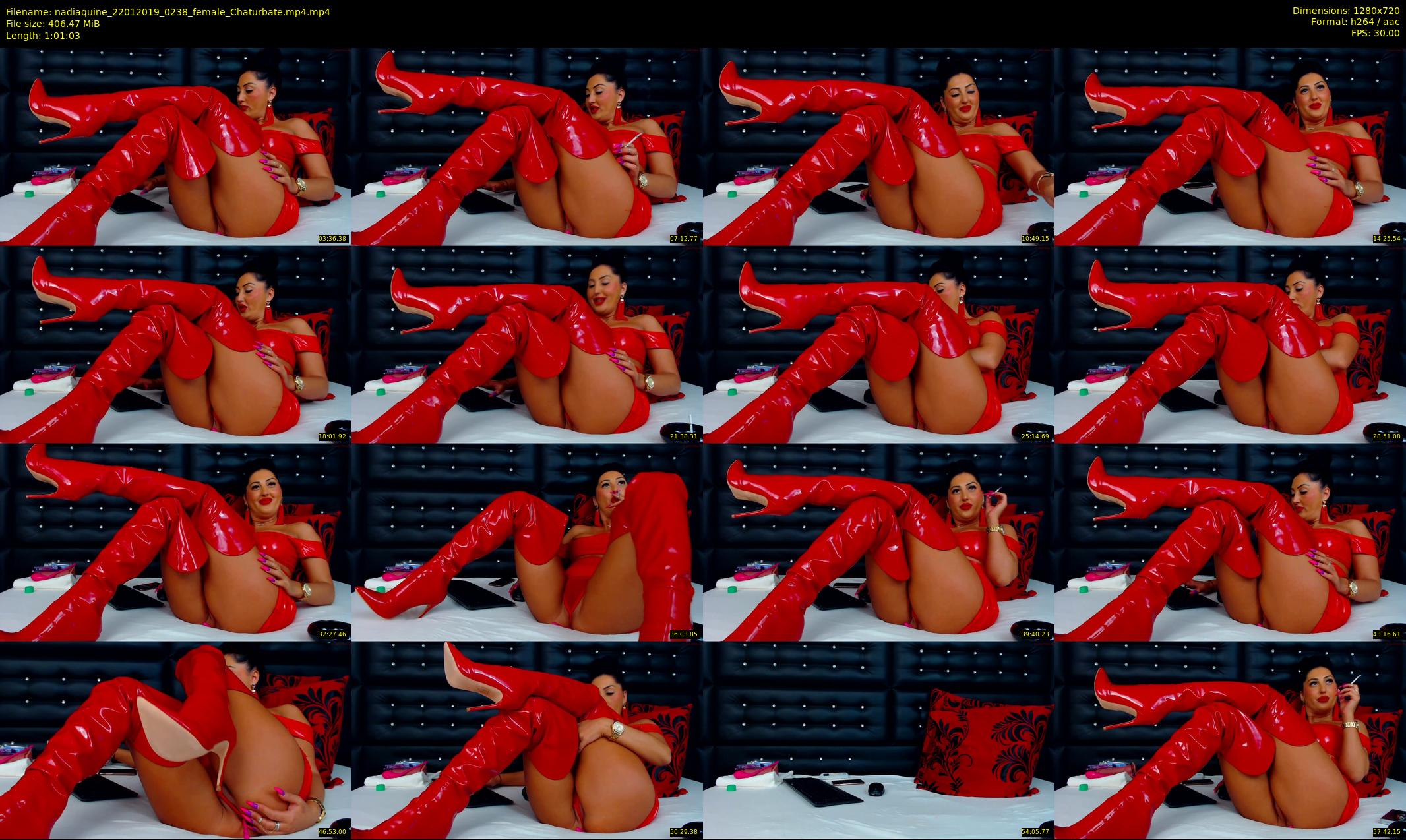 nadiaquine — 62 minute Chaturbate female cam show recording, 720p, Jan 22, 2019