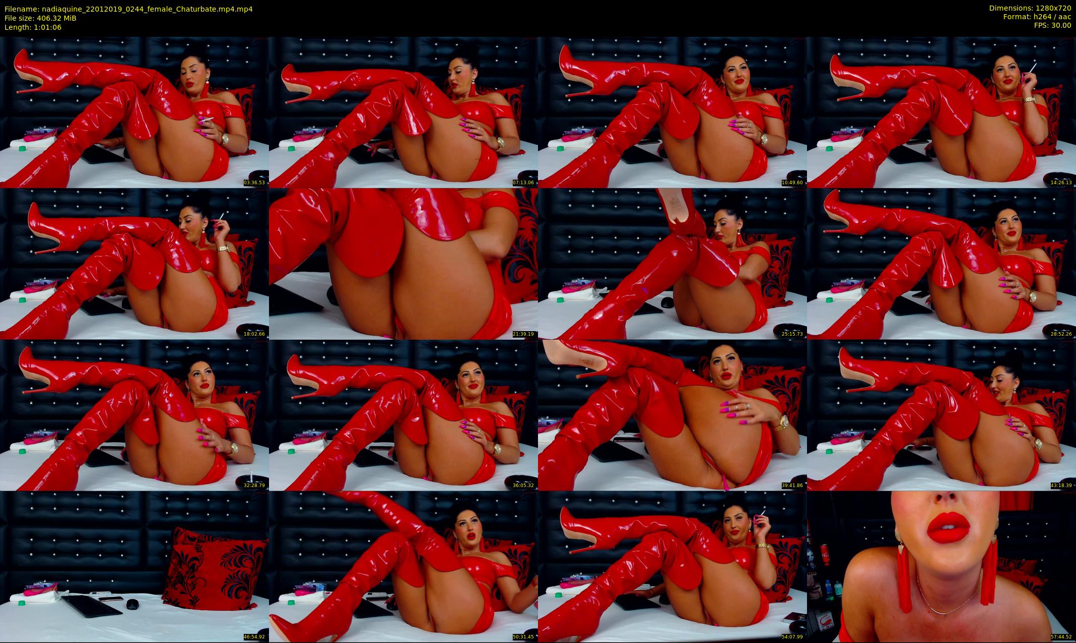 nadiaquine — 62 minute Chaturbate female cam show recording, 720p, Jan 22, 2019