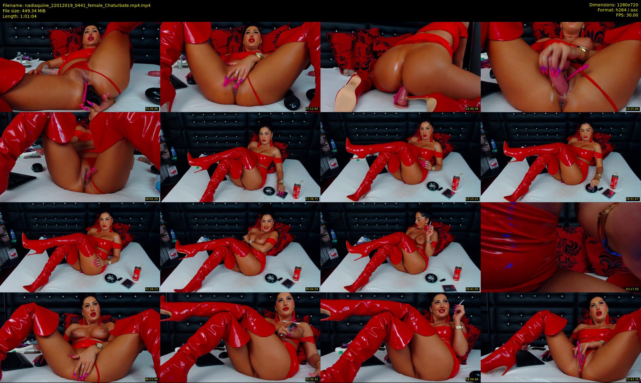 nadiaquine — 62 minute Chaturbate female cam show recording, 720p, Jan 22, 2019