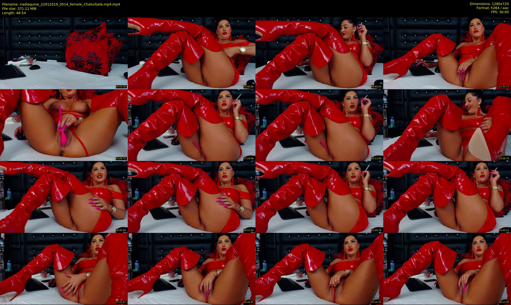 nadiaquine — 49 minute Chaturbate female cam show recording, 720p, Jan 22, 2019