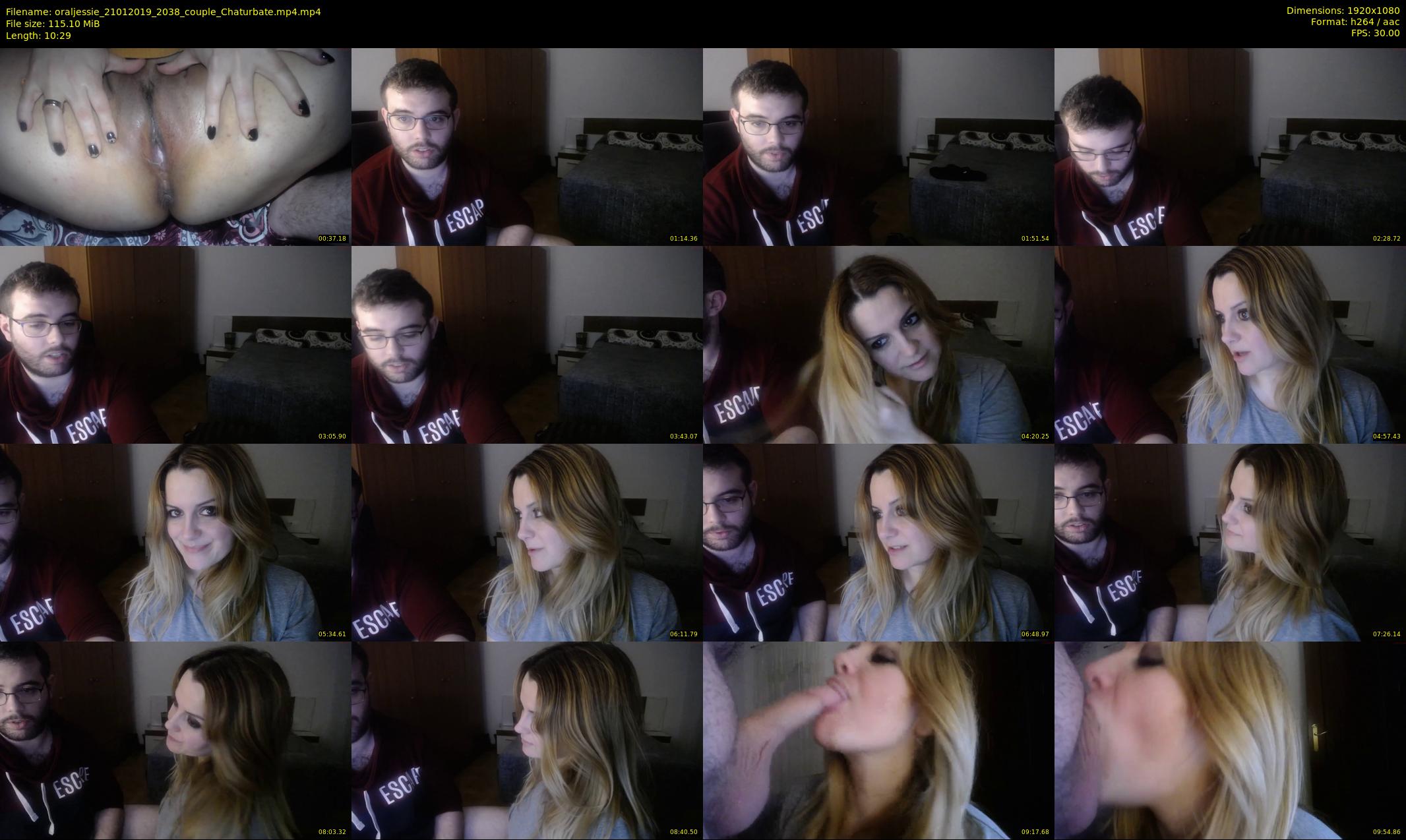 oraljessie — 11 minute Chaturbate couple cam show recording, 1080p, Jan 21, 2019