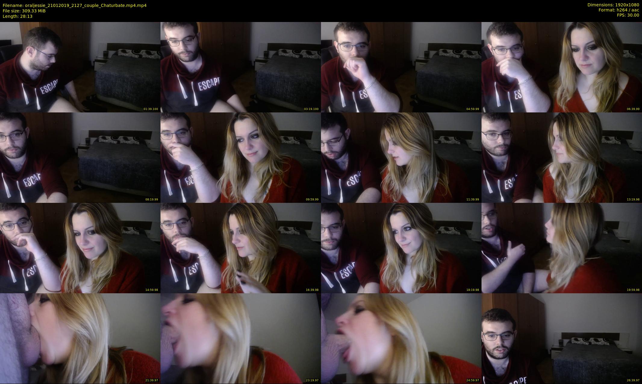 oraljessie — 29 minute Chaturbate couple cam show recording, 1080p, Jan 21, 2019