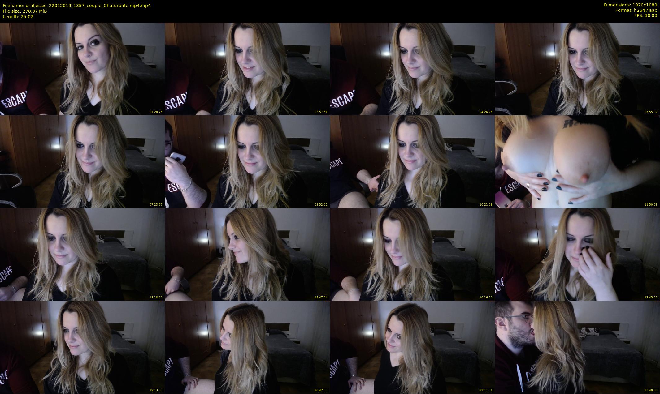 oraljessie — 26 minute Chaturbate couple cam show recording, 1080p, Jan 22, 2019