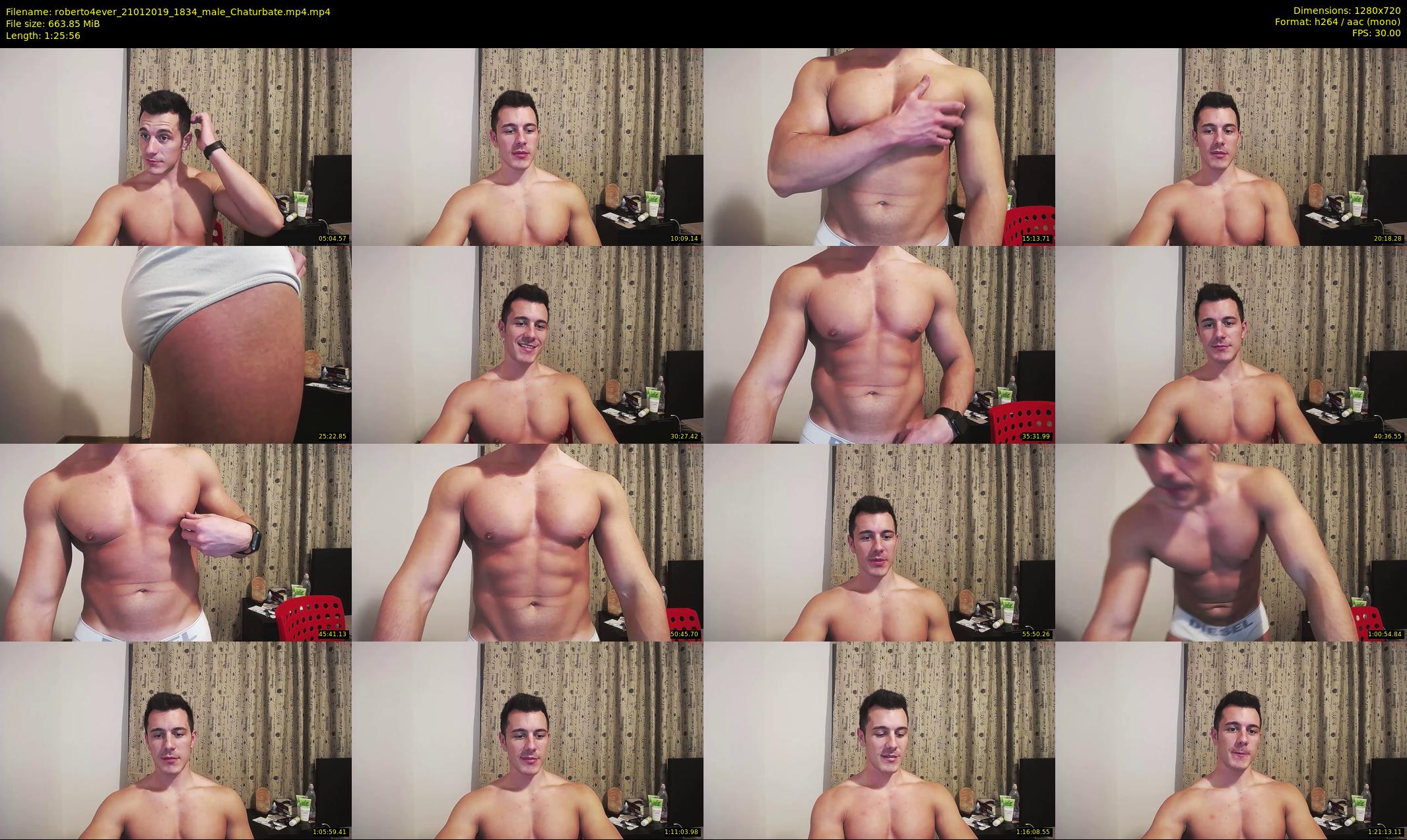 roberto4ever — 86 minute Chaturbate male cam show recording, 720p, Jan 21, 2019