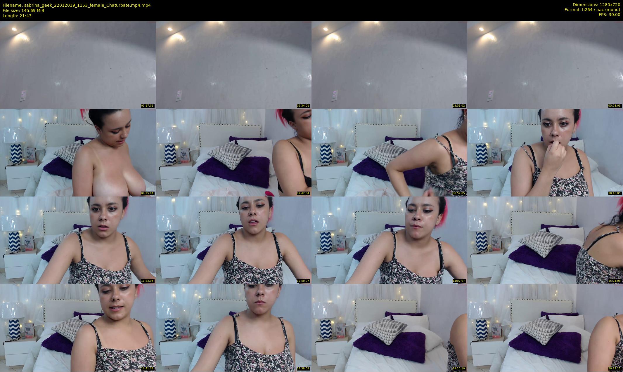 sabrina_geek — 22 minute Chaturbate female cam show recording, 720p, Jan 22, 2019