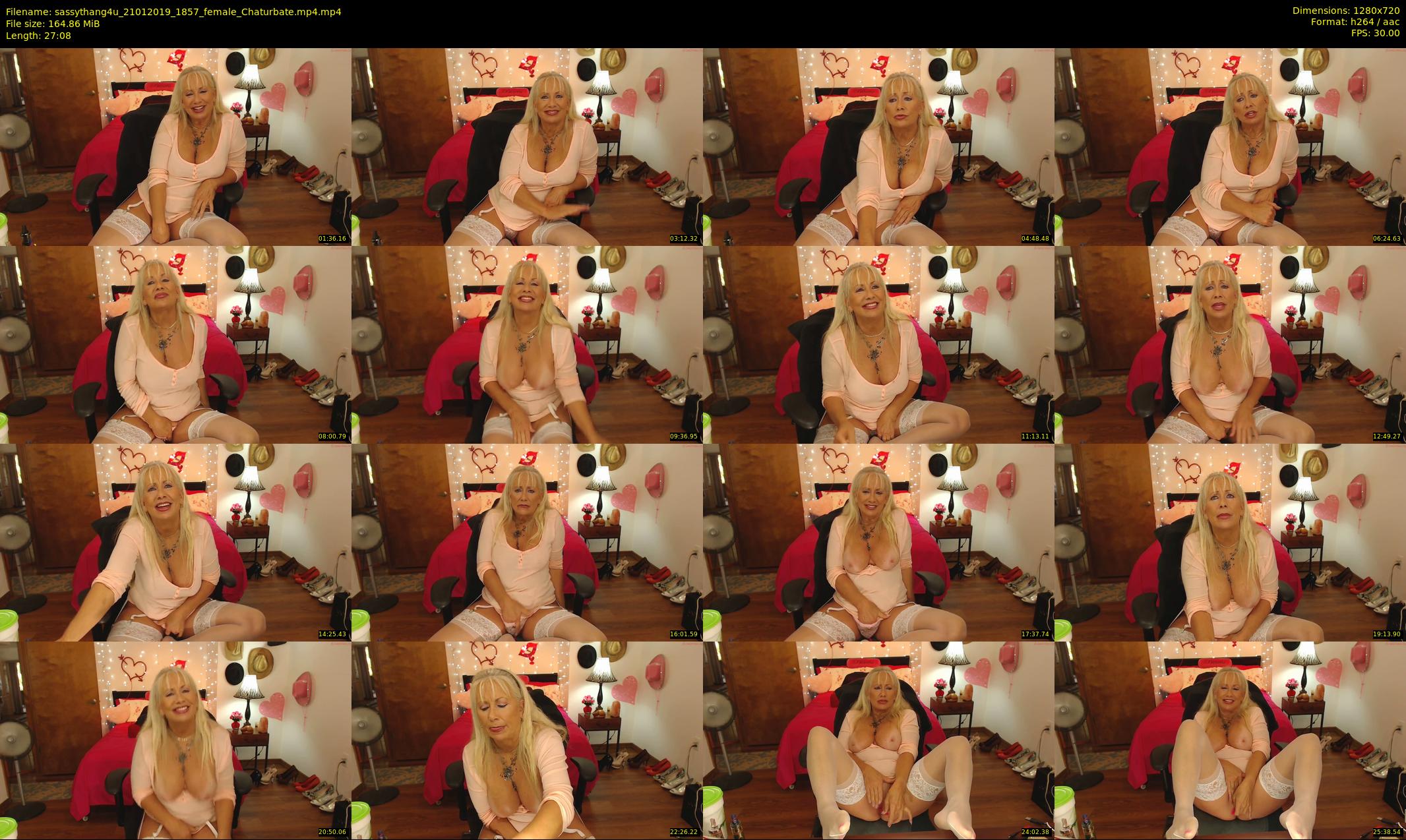 sassythang4u — 28 minute Chaturbate female cam show recording, 720p, Jan 21, 2019