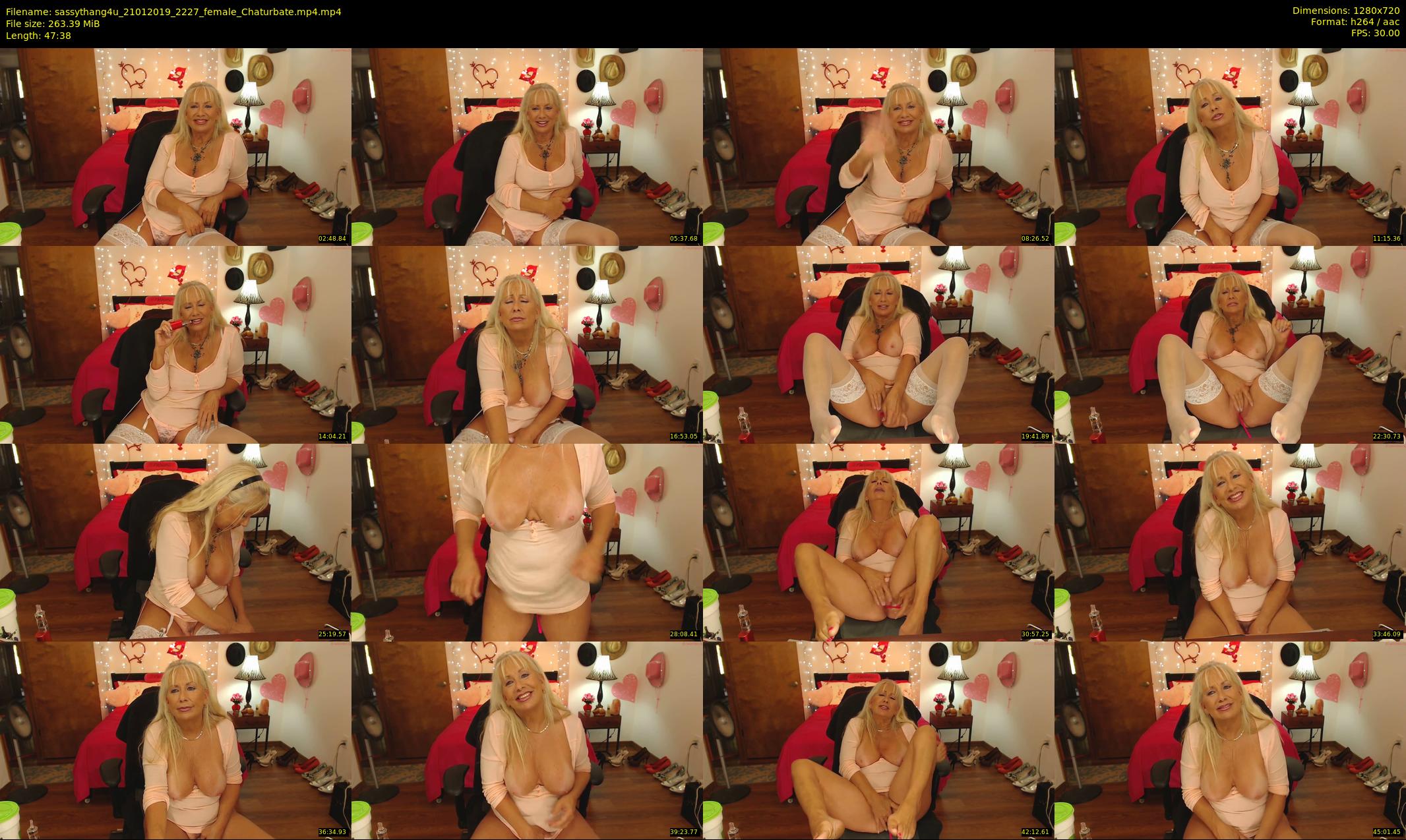 sassythang4u — 48 minute Chaturbate female cam show recording, 720p, Jan 21, 2019