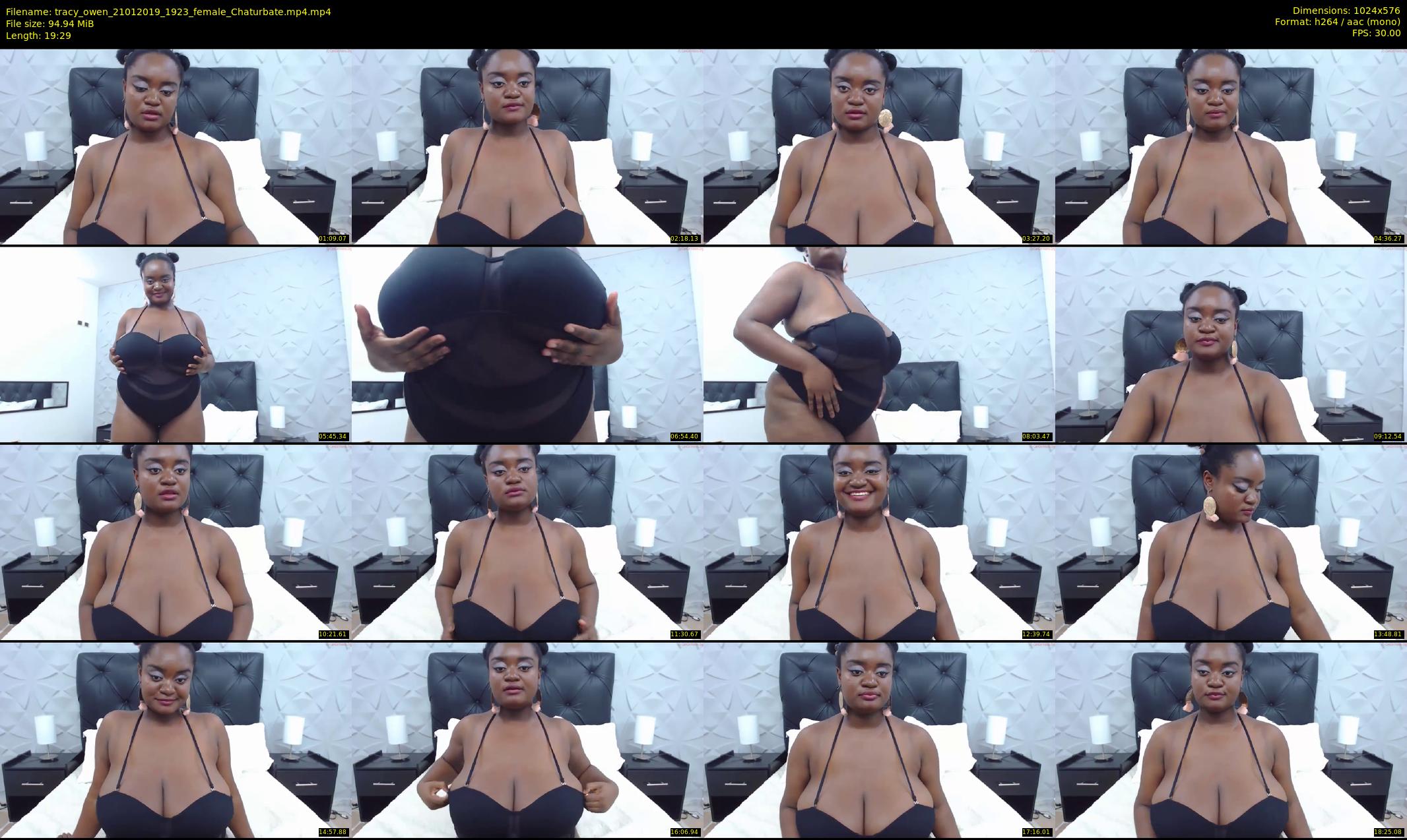 tracy_owen — 20 minute Chaturbate female cam show recording, 480p, Jan 21, 2019