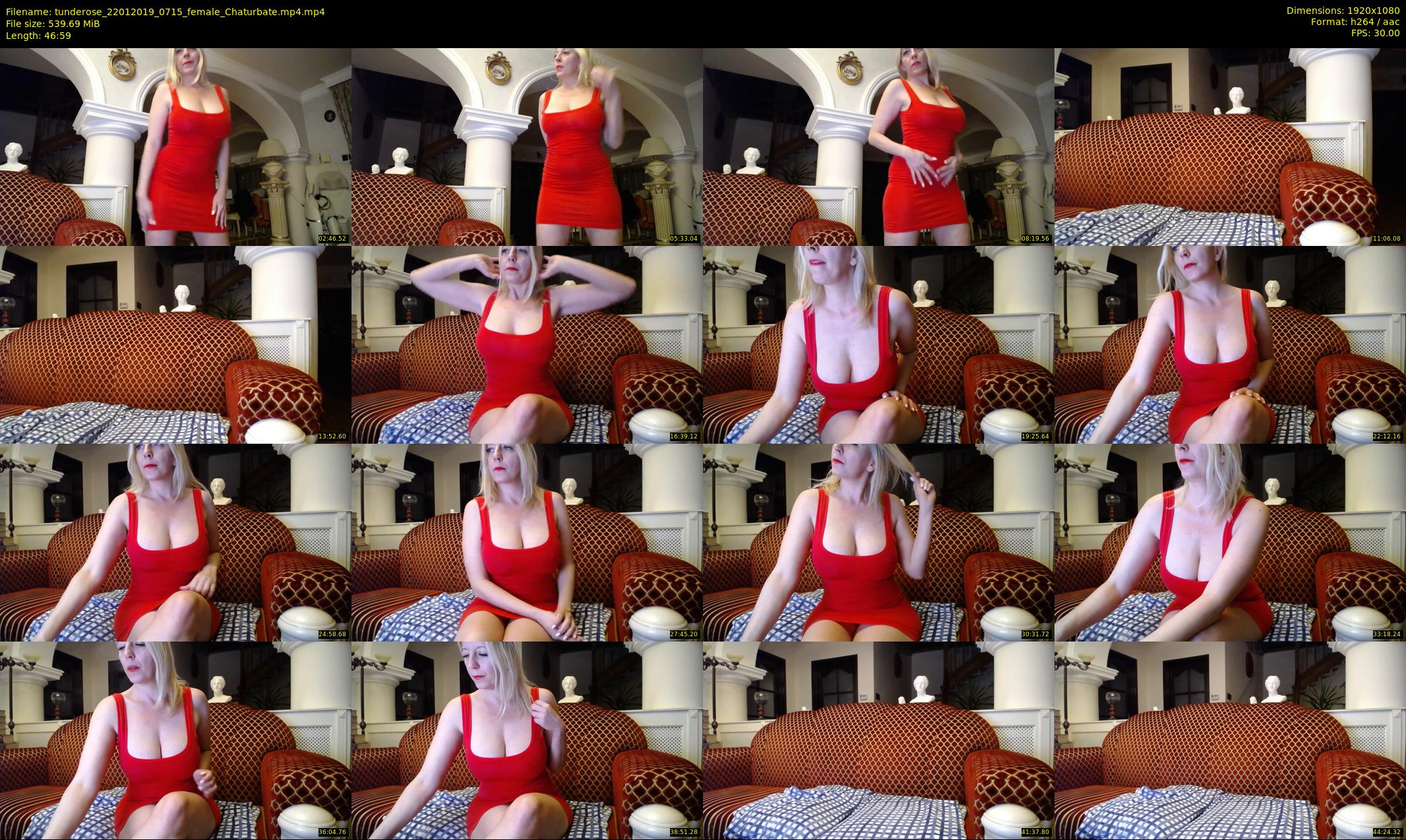 tunderose — 47 minute Chaturbate female cam show recording, 1080p, Jan 22, 2019