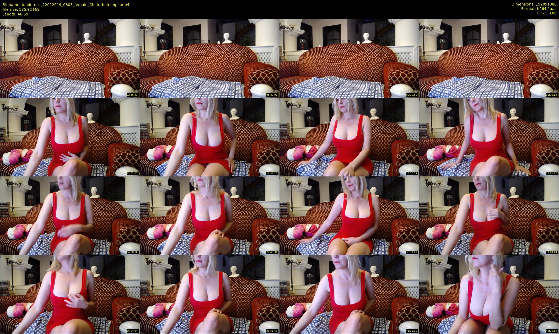 tunderose — 47 minute Chaturbate female cam show recording, 1080p, Jan 22, 2019