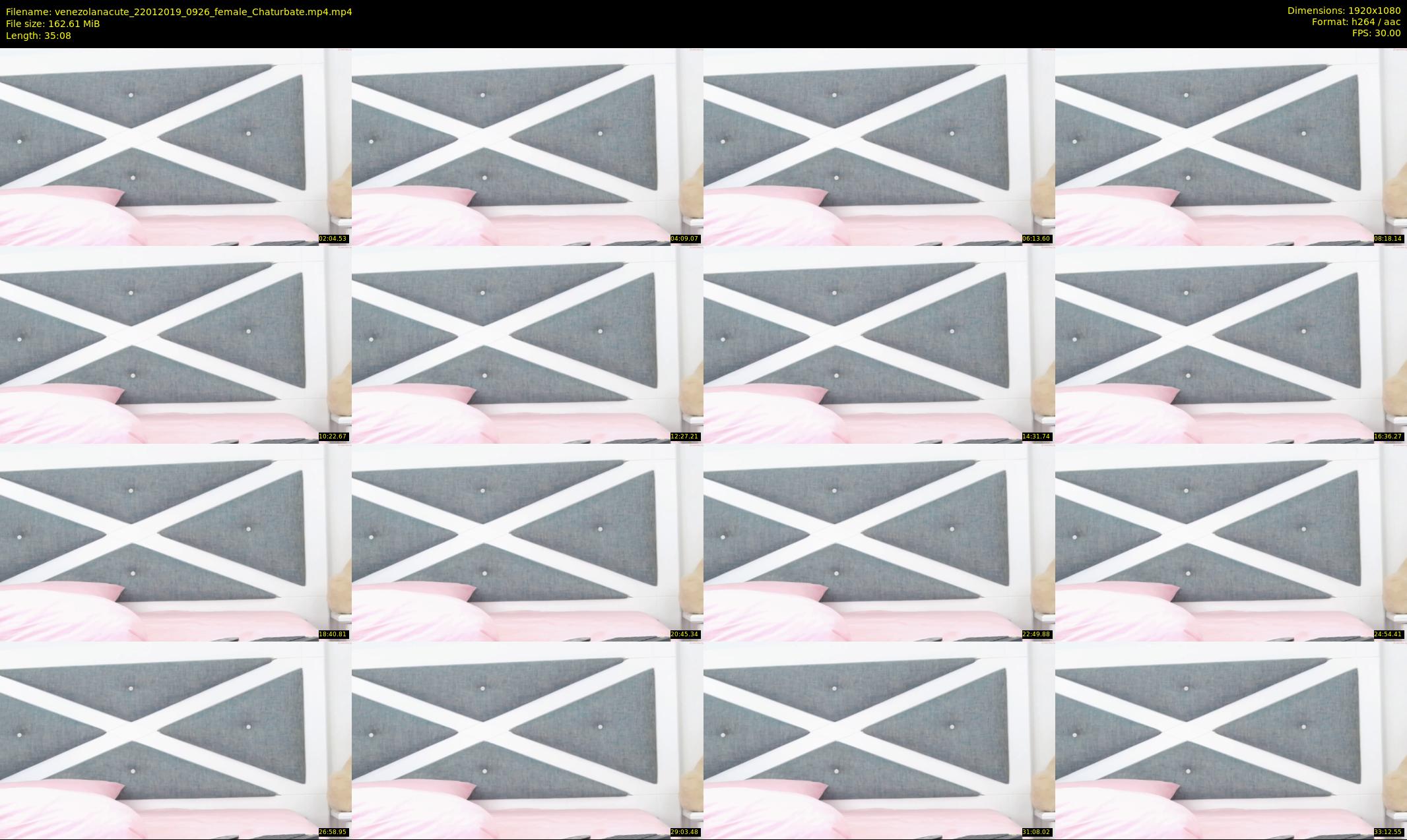 venezolanacute — 36 minute Chaturbate female cam show recording, 1080p, Jan 22, 2019