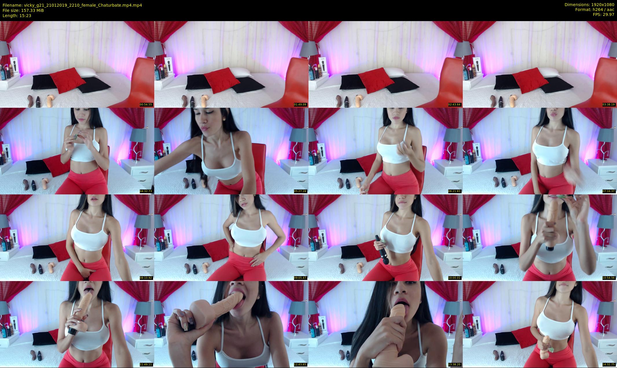 vicky_g21 — 16 minute Chaturbate female cam show recording, 1080p, Jan 21, 2019